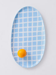 Kip & Co - Blue Bird Tartan Platter