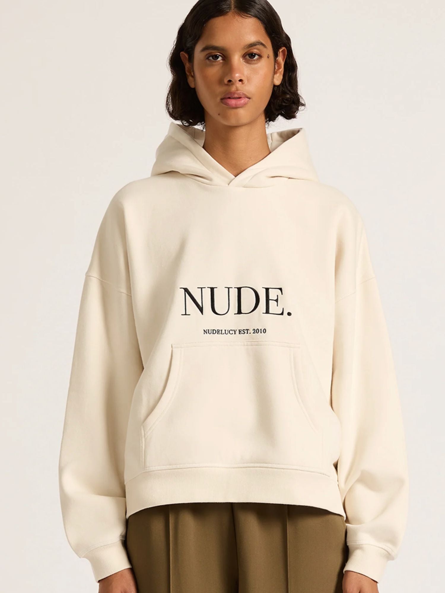 Nude Hoodie | Bone – grace & maple