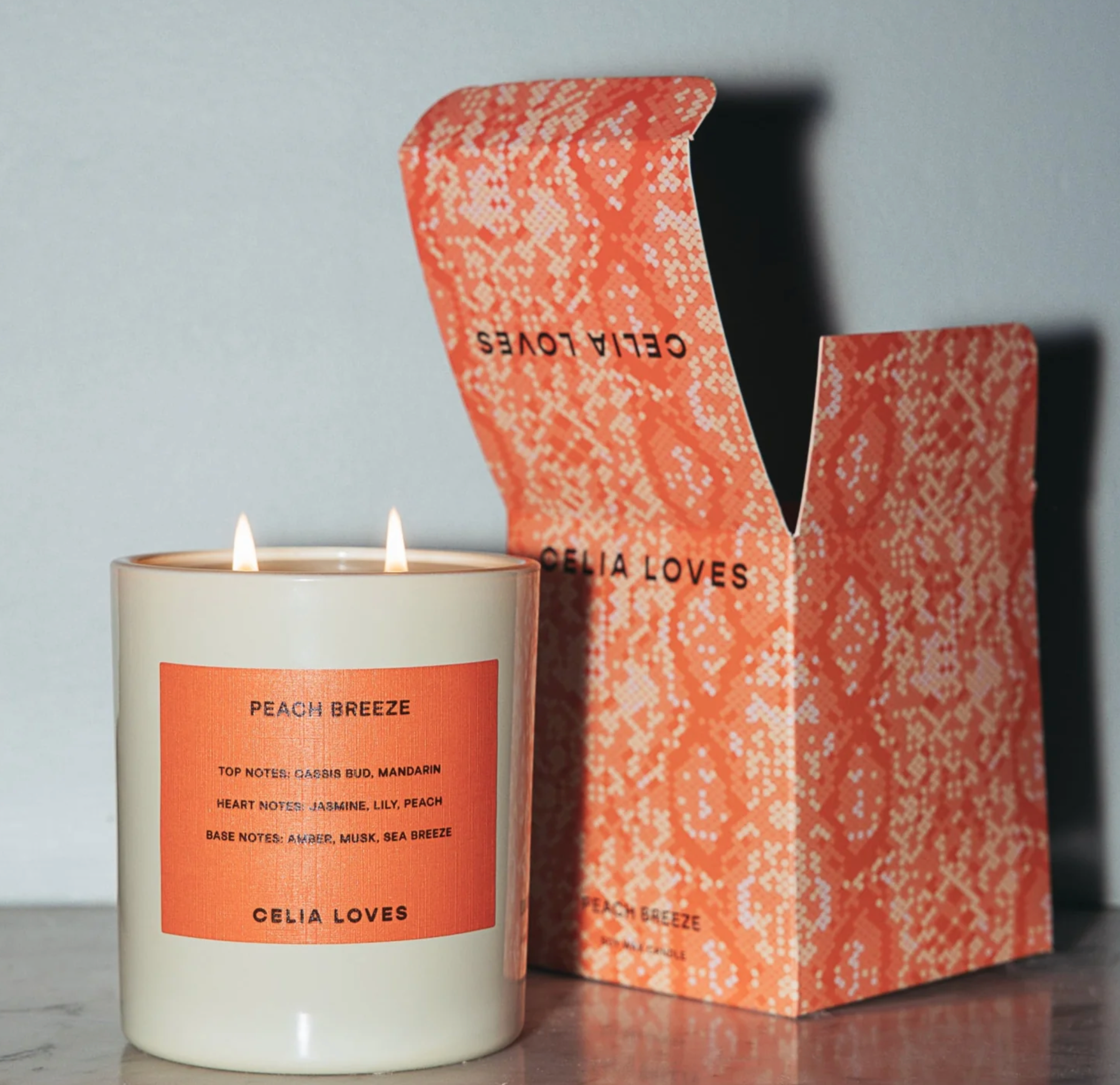 Celia Loves | Peach Breeze Candle