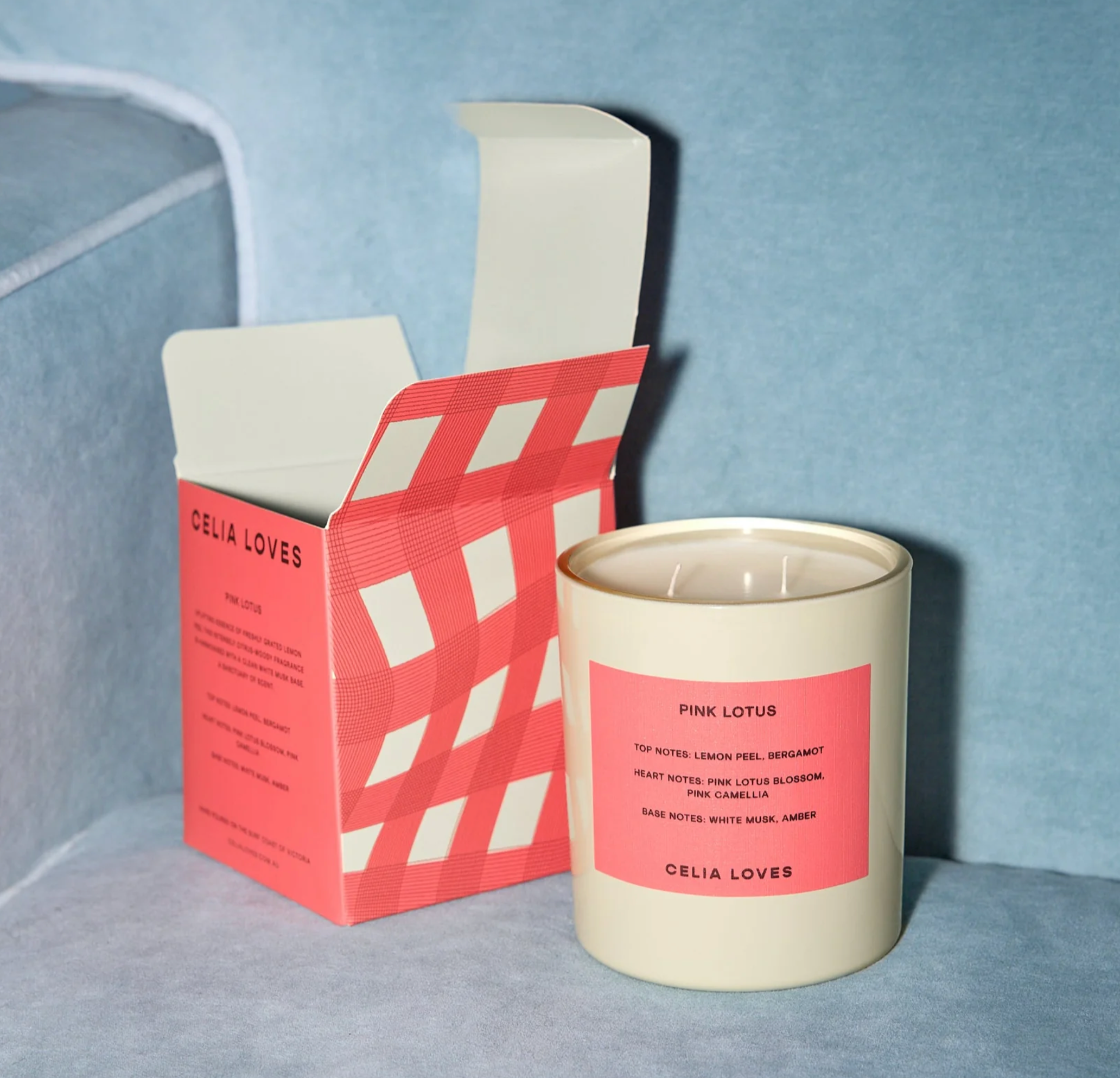 Celia Loves | Pink Lotus Candle