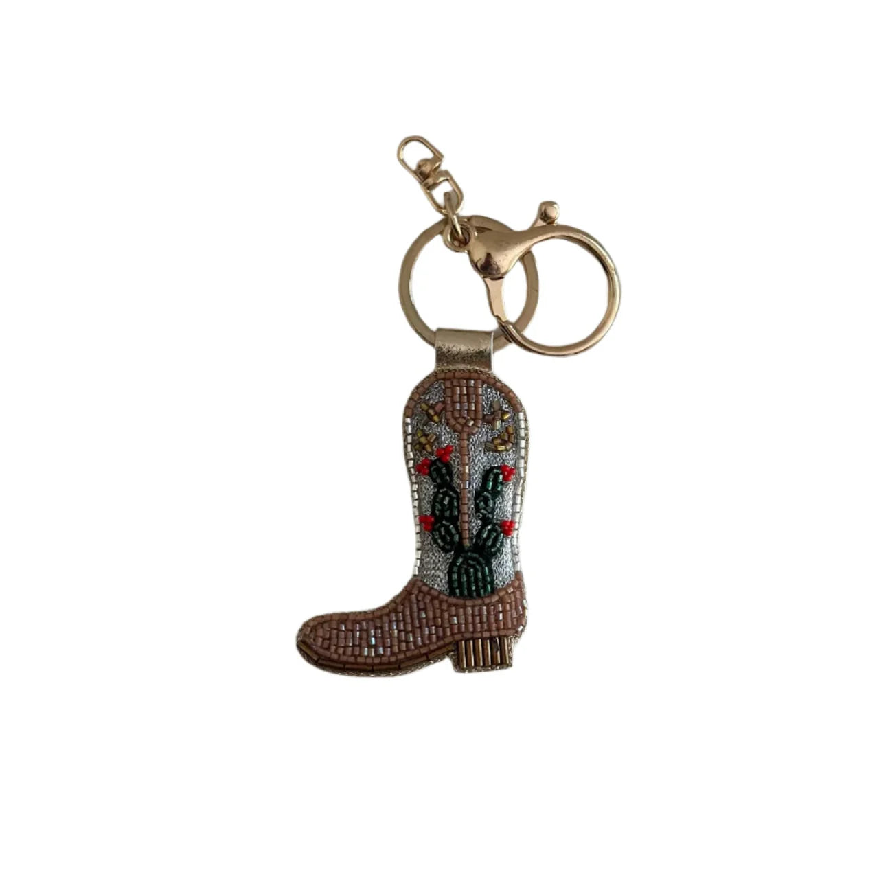Catus Cowboy Boot Keychain