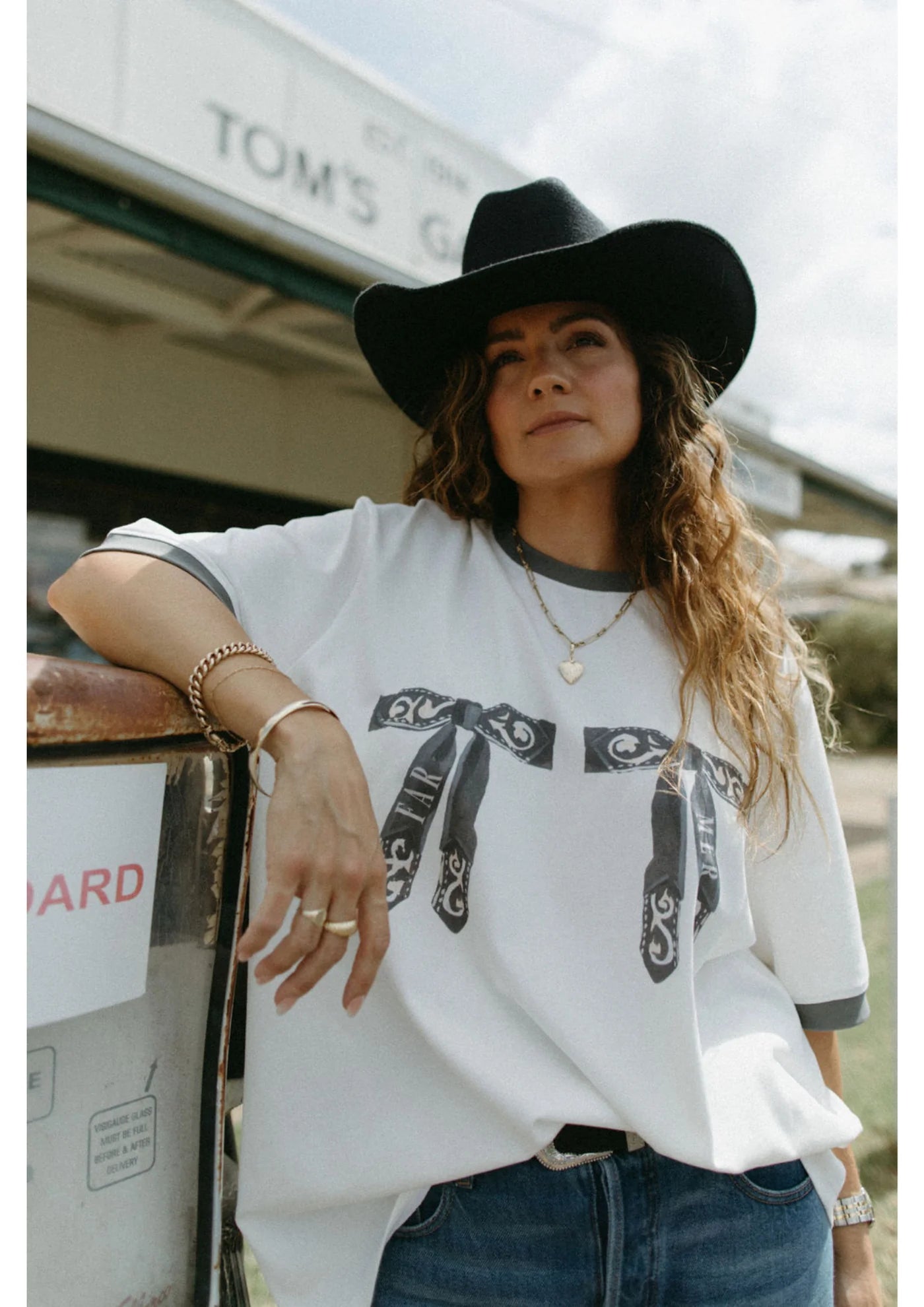 By Whitney Western Bow Tee