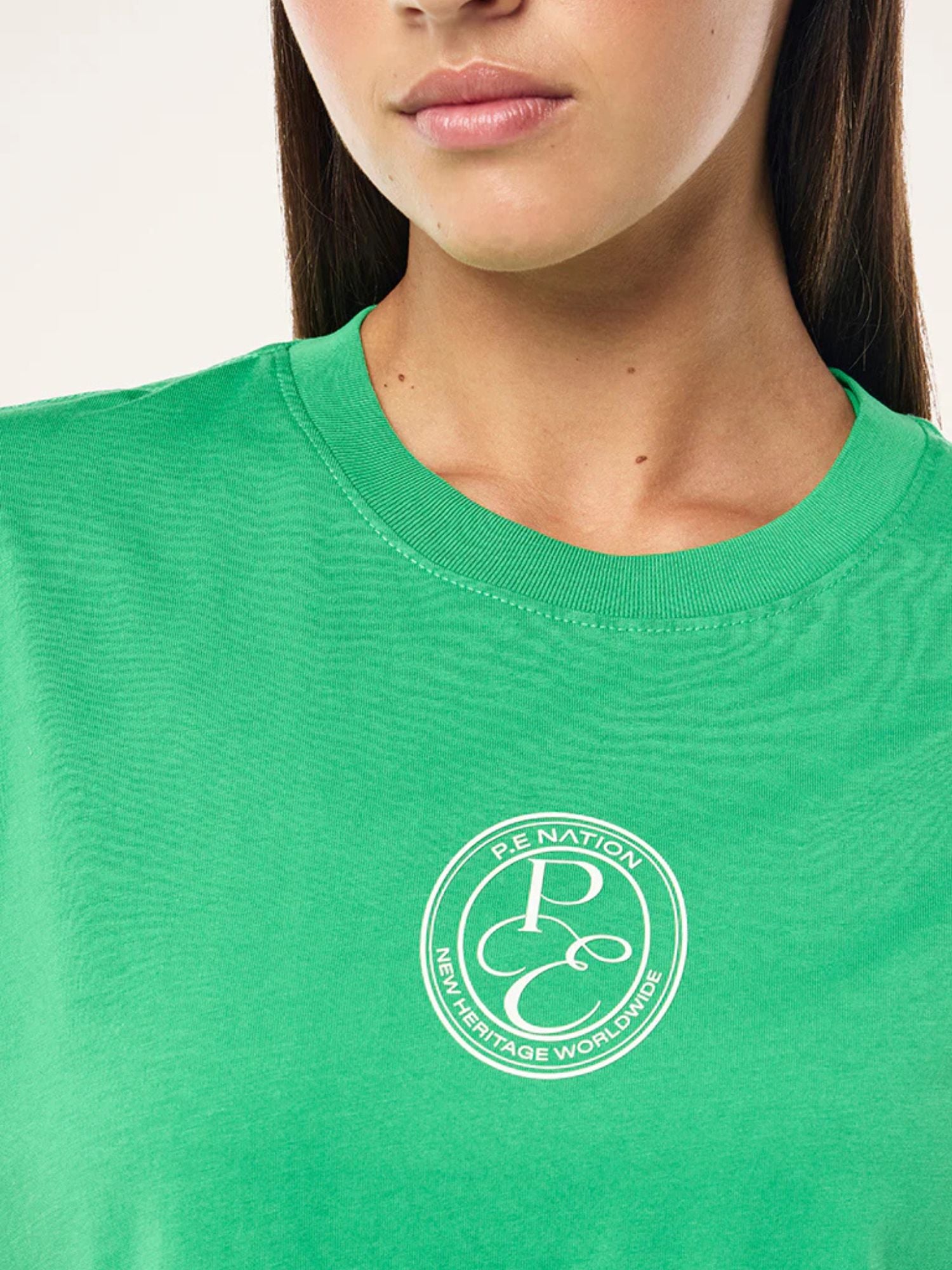 Exposition Tee | Washed Kelly Green