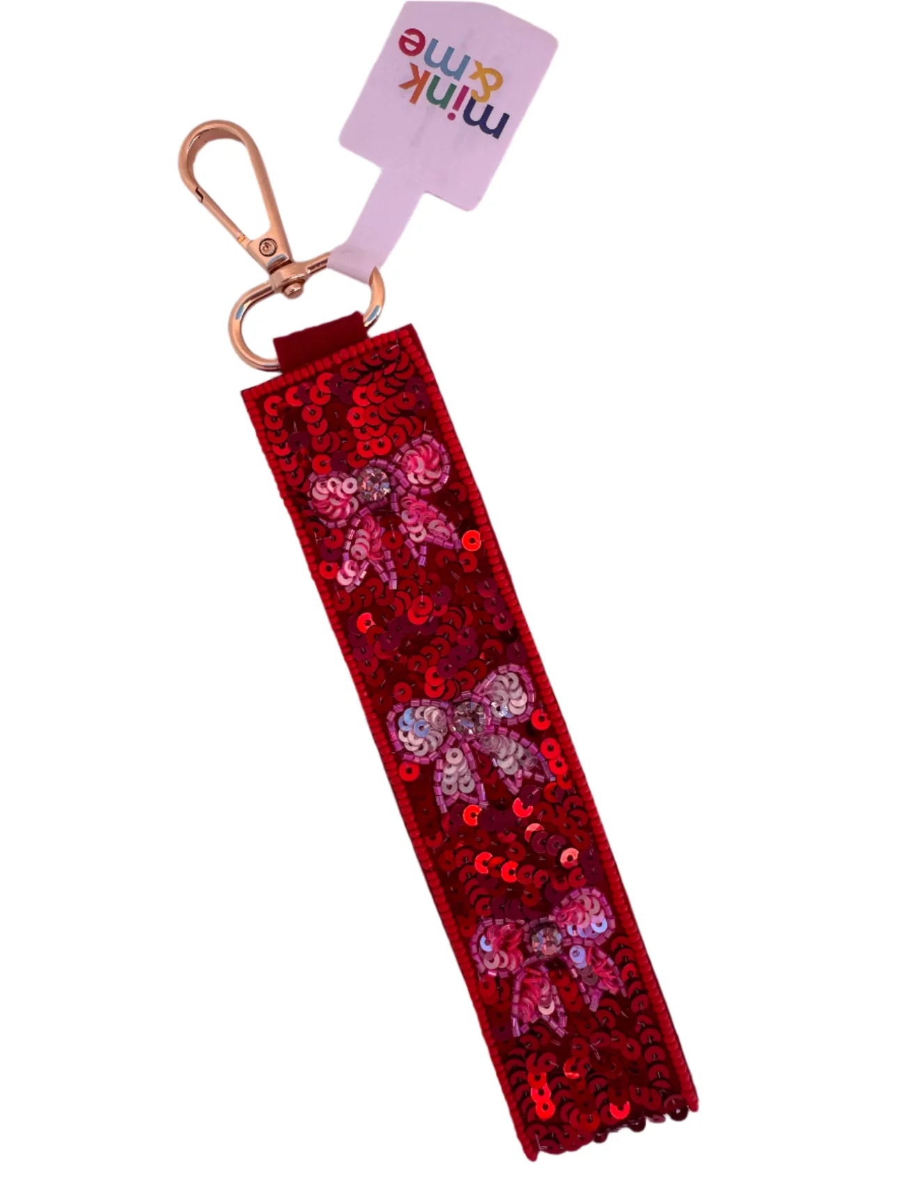 Bow Beaded Keychain