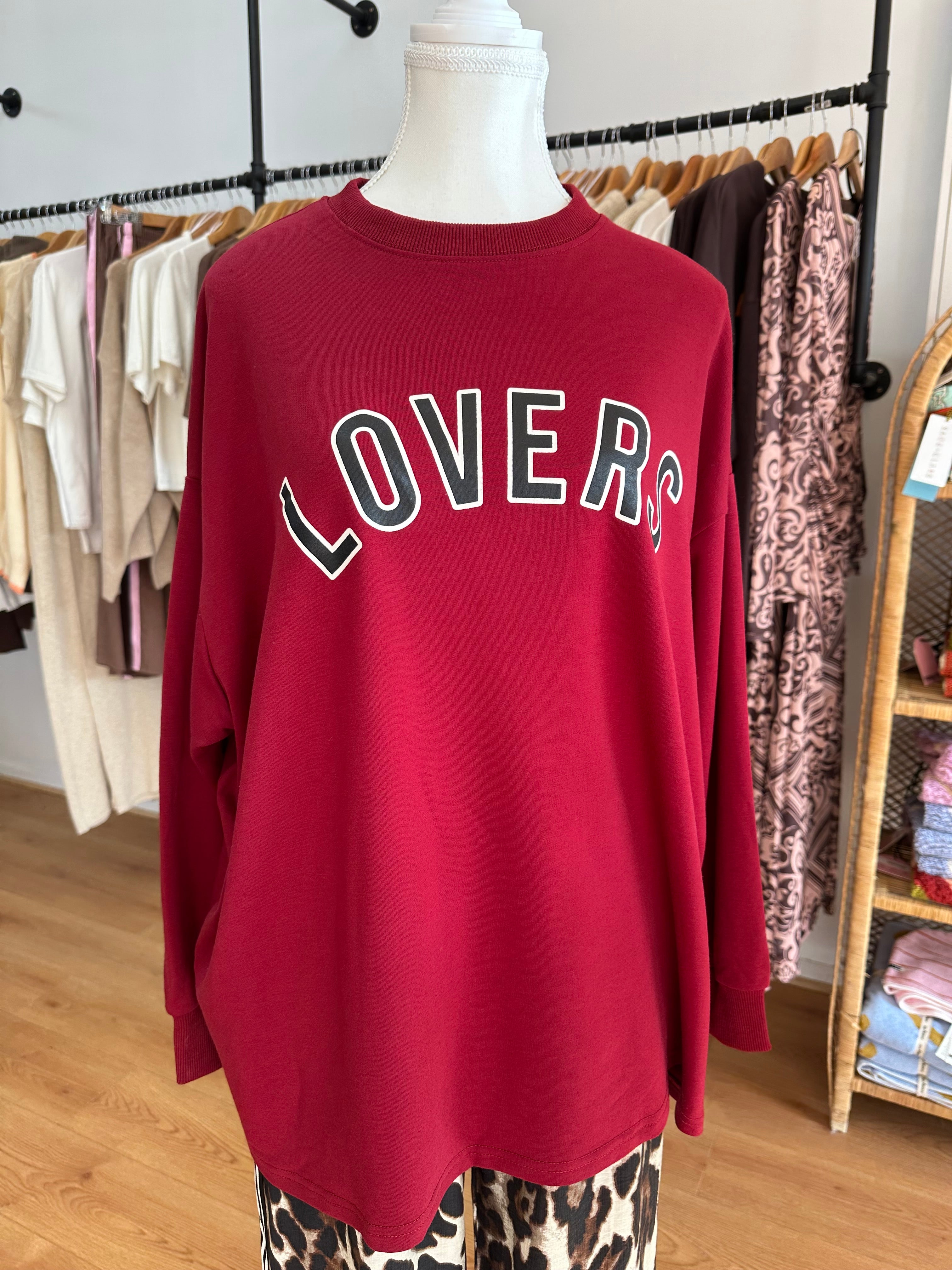 By Frankie Lovers Long Sleeve | Burgundy