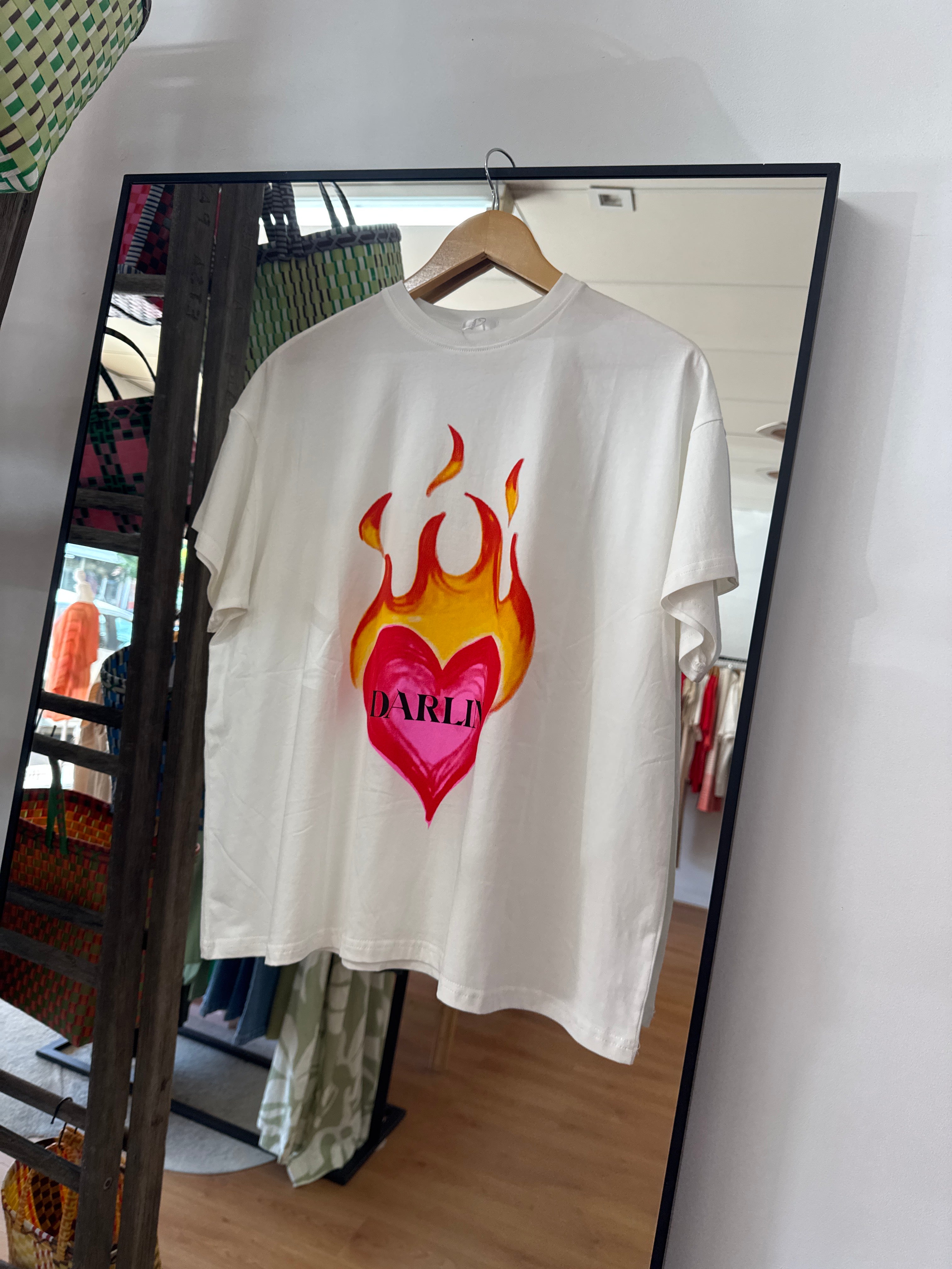 By Frankie - Flame Darlin Tee | White
