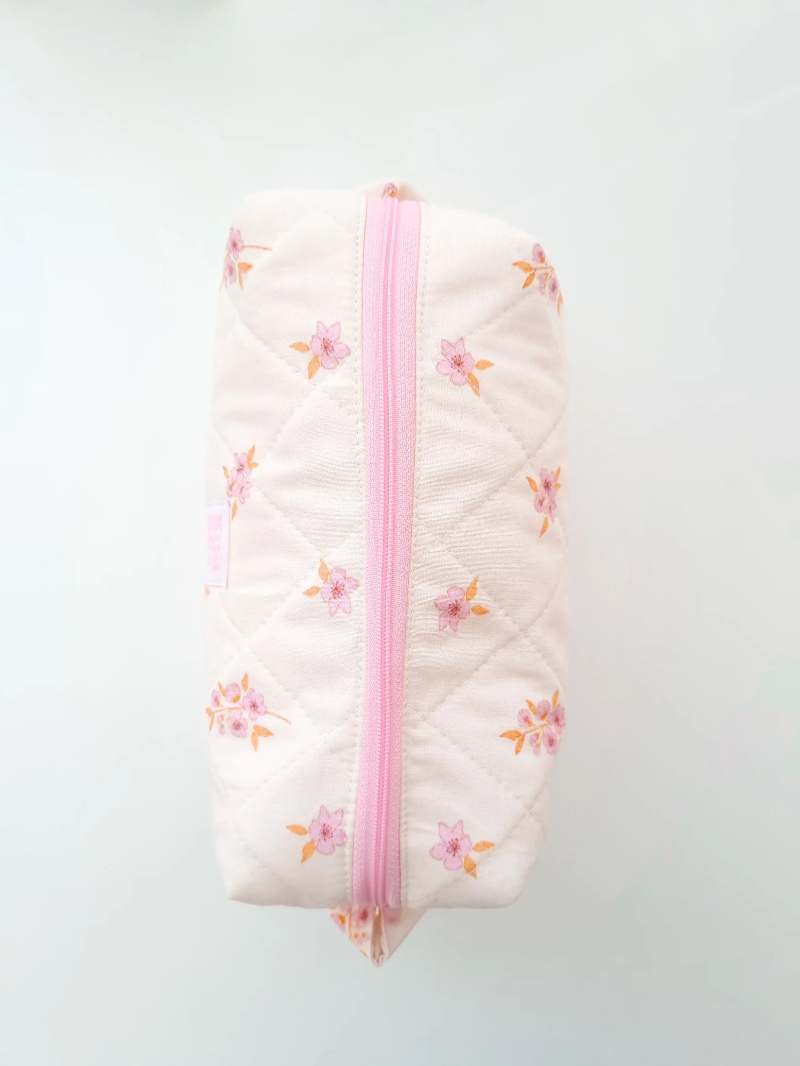 Quilted Makeup Bag | Cherry Blossom