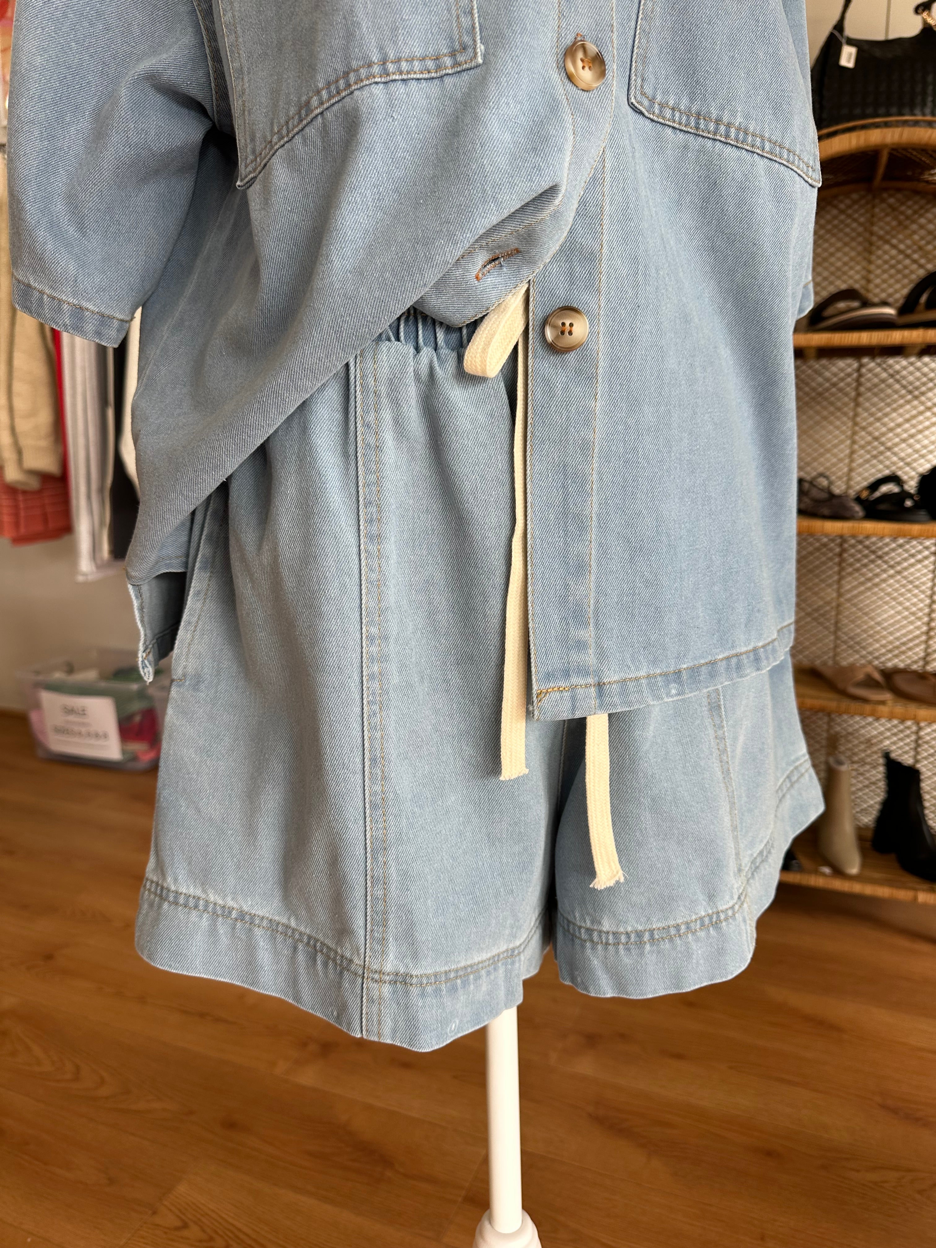 By Frankie Elodie Shorts | Light Denim