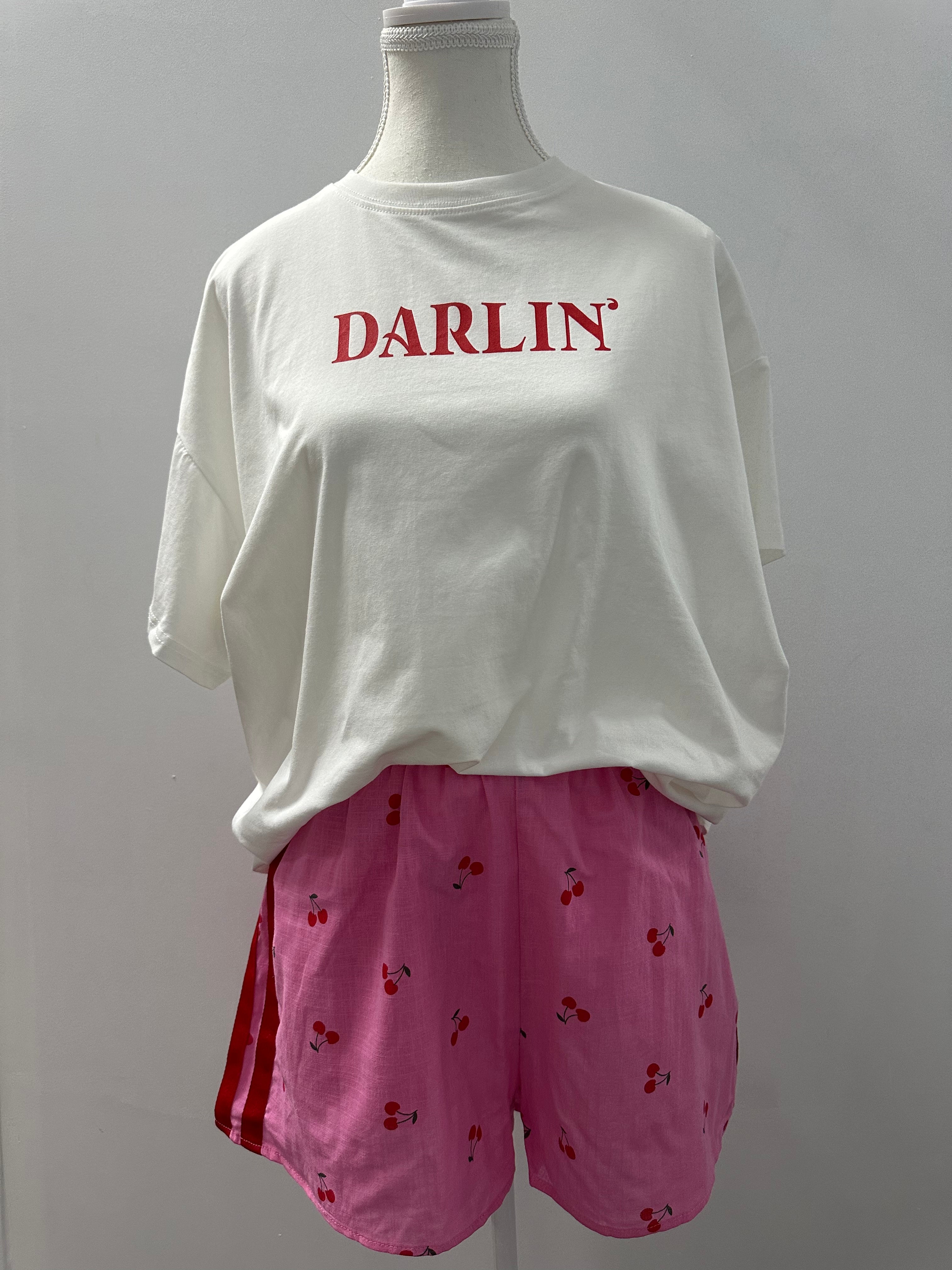 By Frankie - Darlin Tee | White/Red