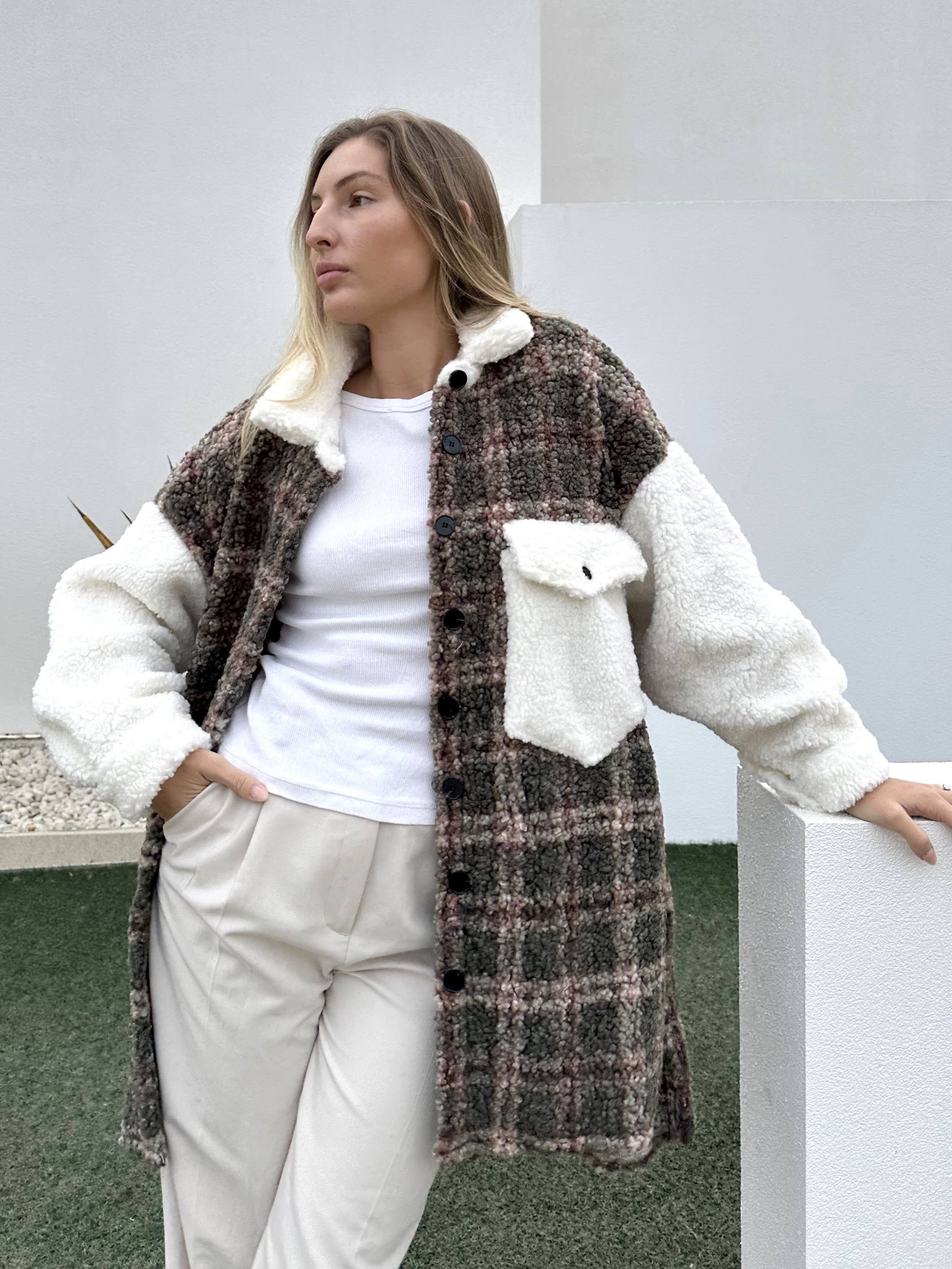 Seven Zero Four Shacket | Mocha