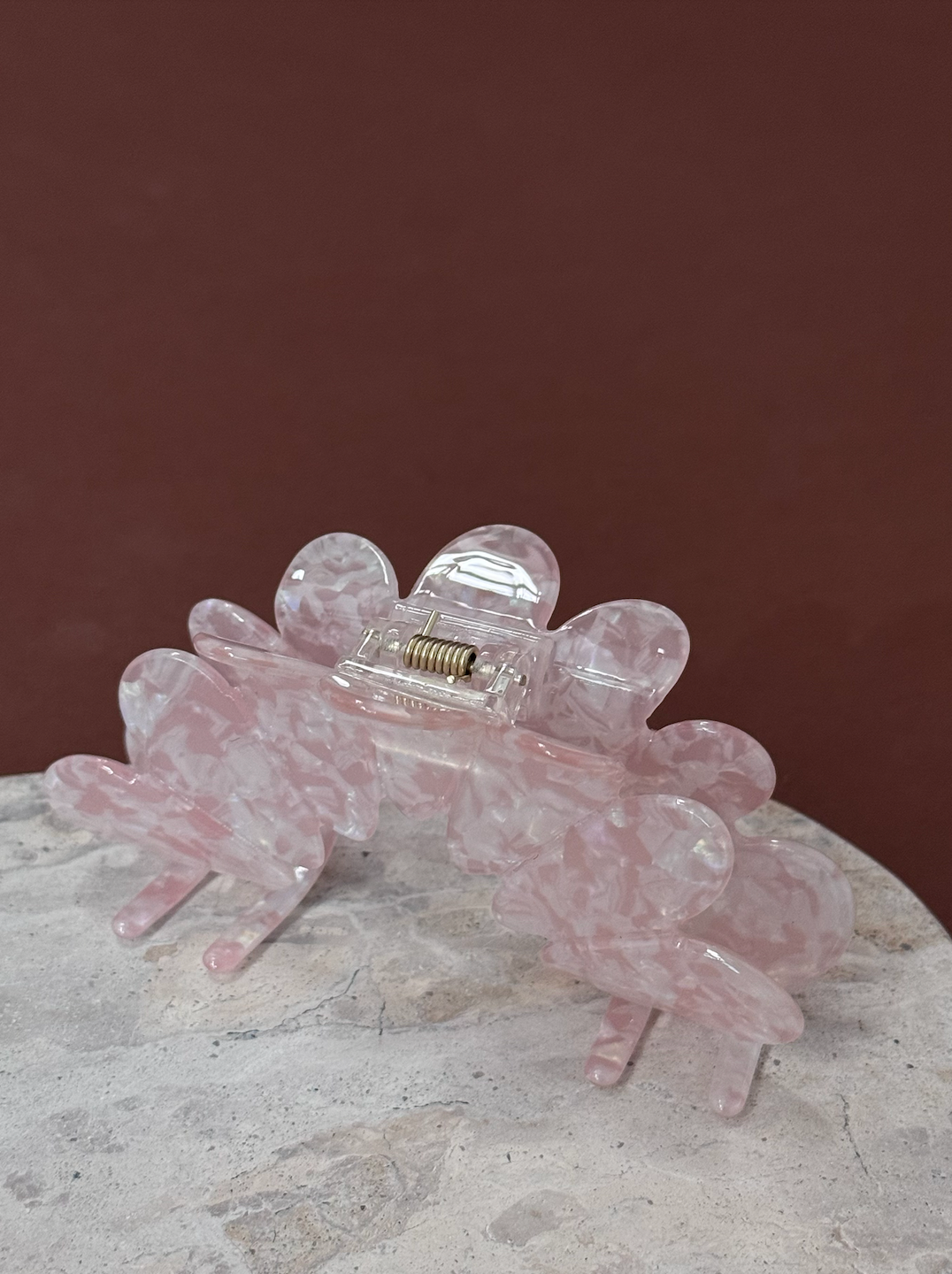 Bubble Hair Claw Clips | Pink