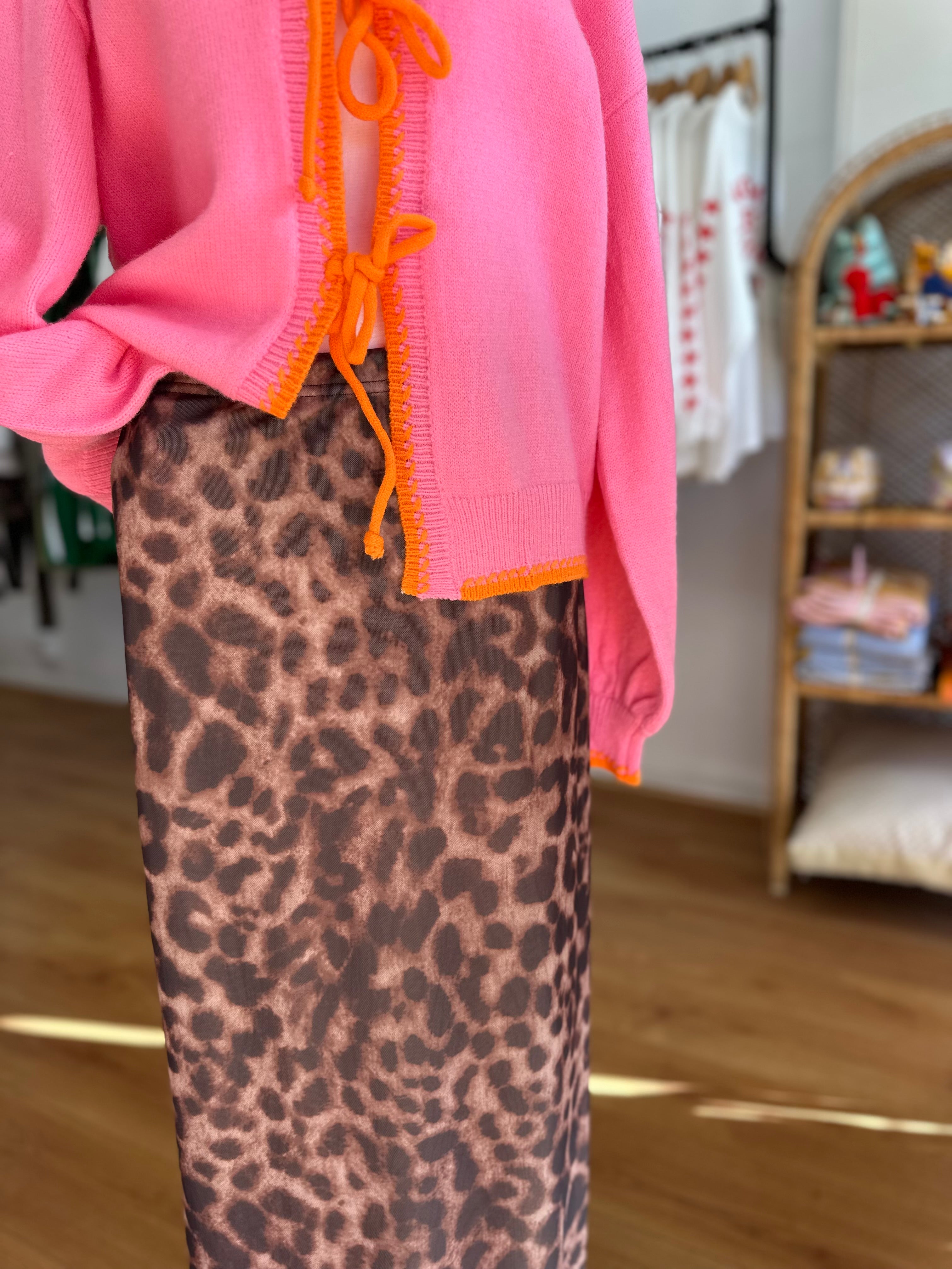 By Frankie - Benni Leopard maxi Skirt