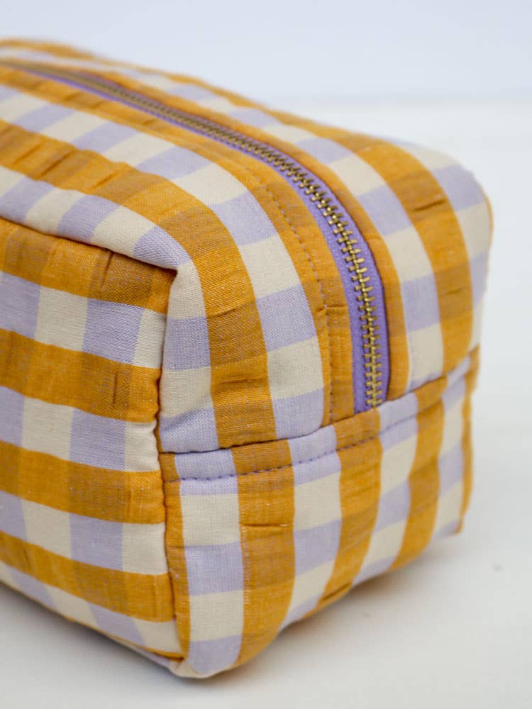 Mango Seersucker Dopp Kit