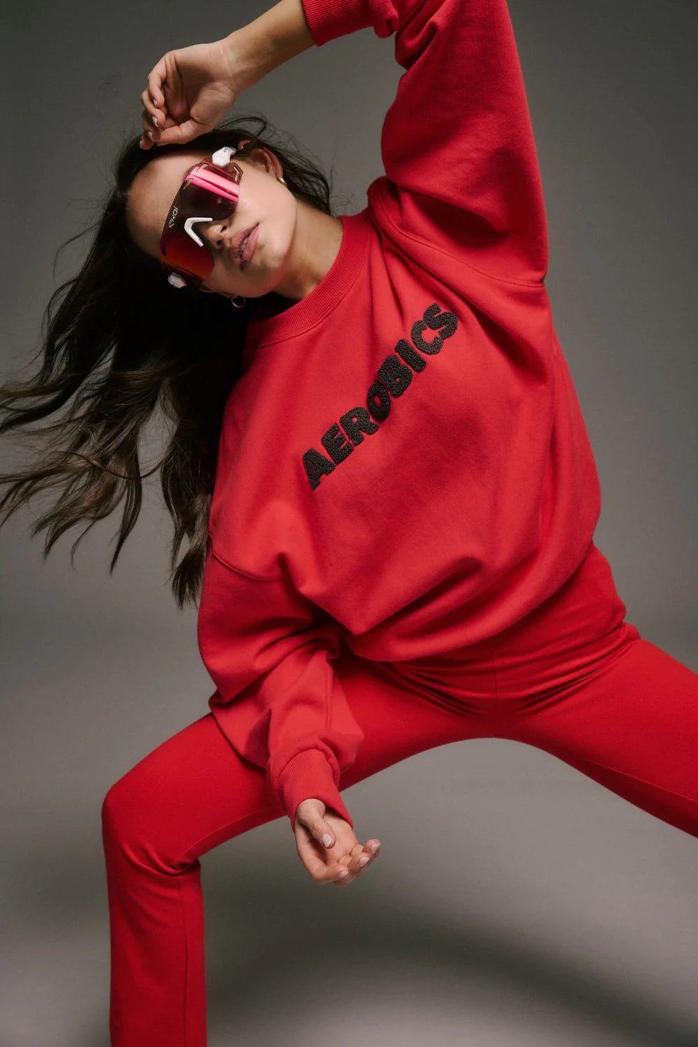 Aerobics Sweatshirt | Tulip Red