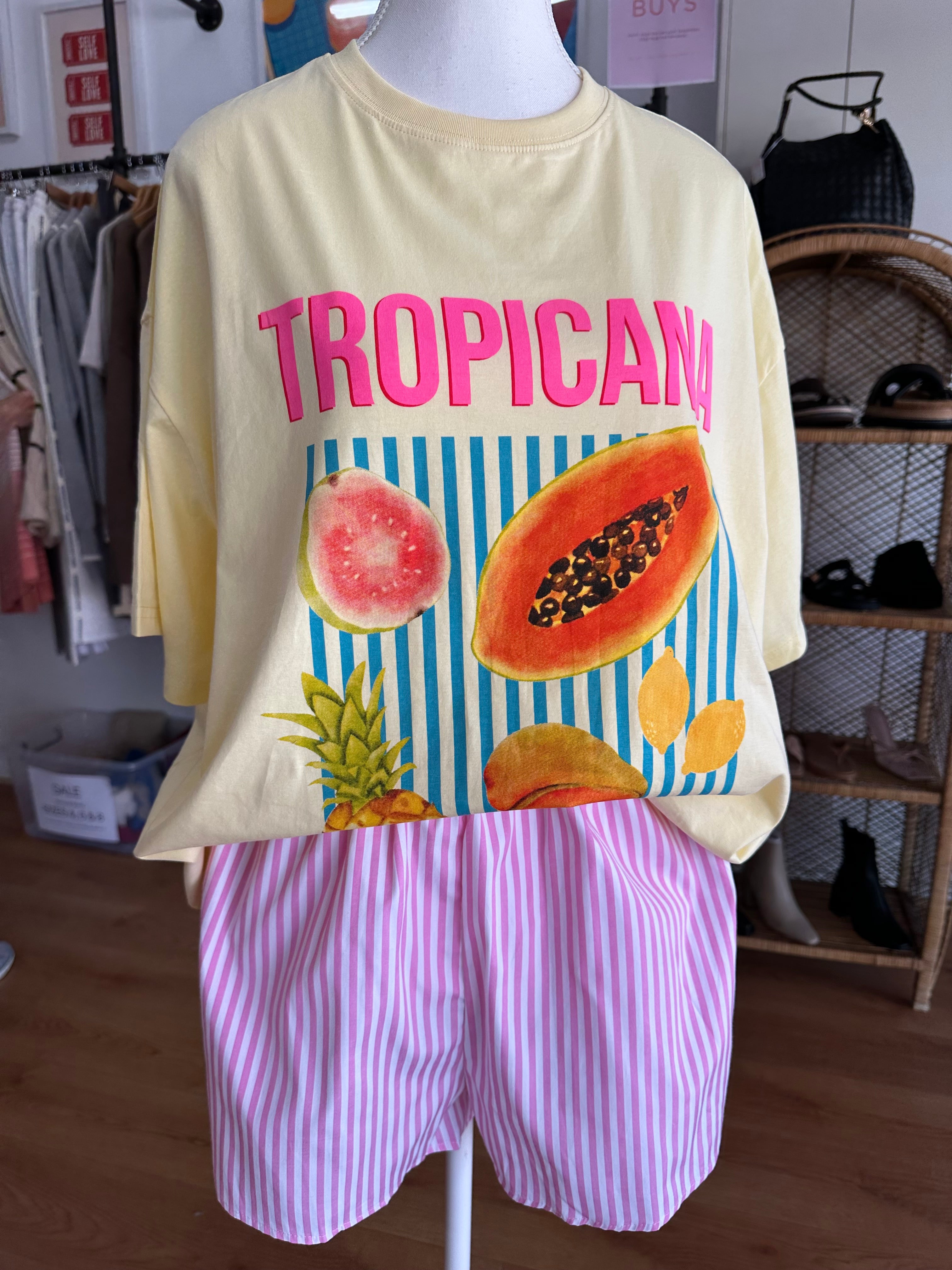 Tropicana Tee | Yellow