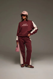 Araminta James Saint Germain Knit Sweatshirt | Red Wine