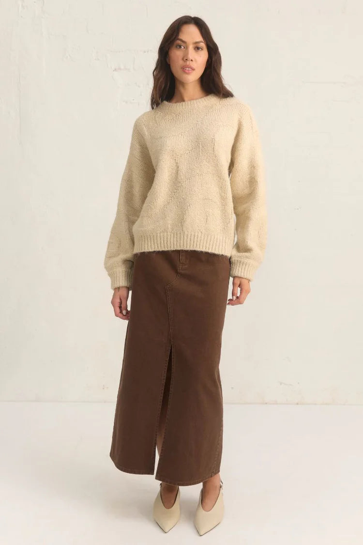 Mon Renn - Heritage Knit Jumper | Cream