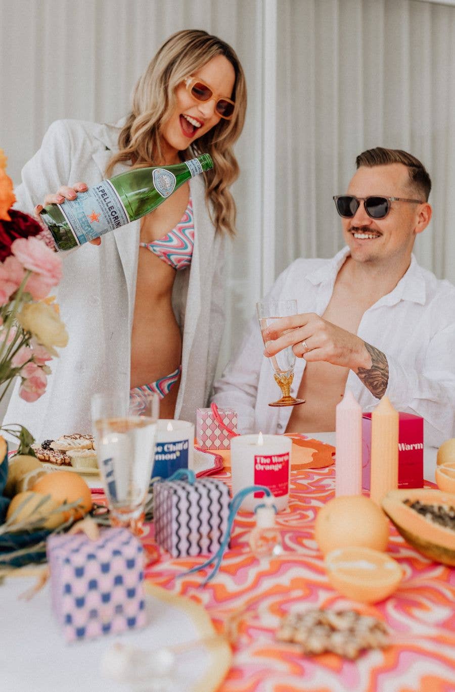 Amber + Tonka Bean - 10 ml Reusable Diffuser: Blue Tie