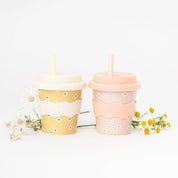 Yellow Daisy Babychino Cup 4 oz