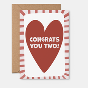 Congrats You Two Card