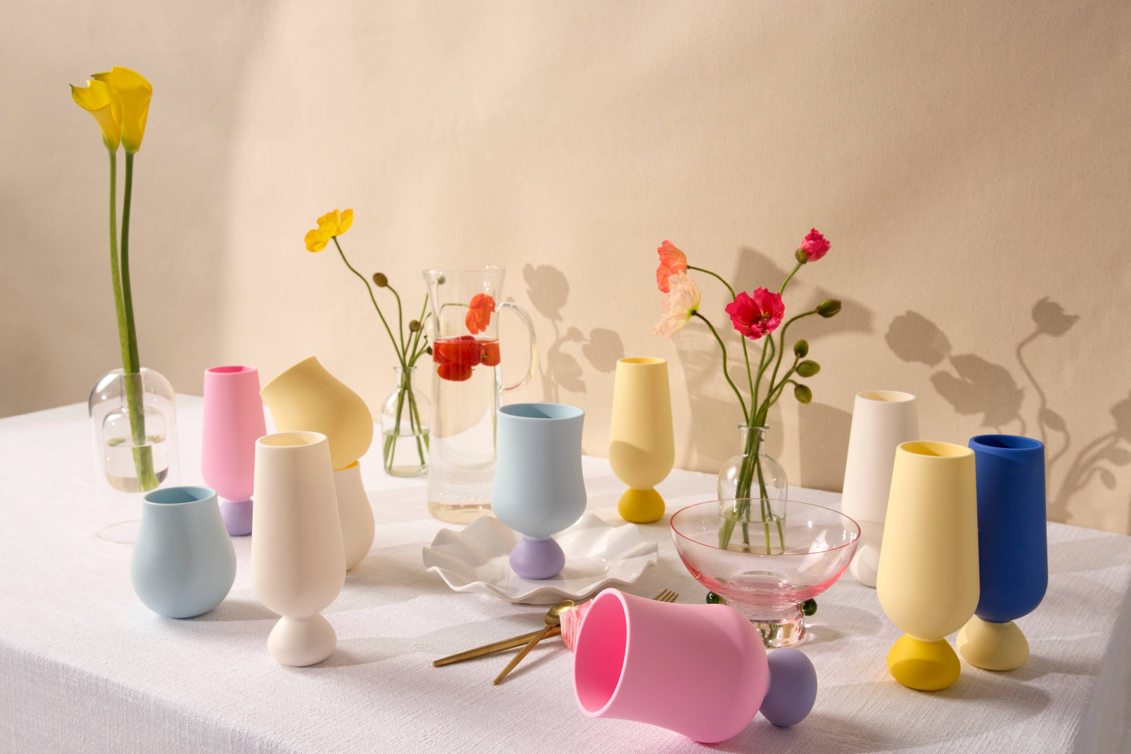 Bubble Champagne Flute Set | Unbreakable Silicone : Lemonchello