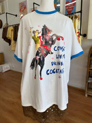 Cowgirls & Cocktails Tee
