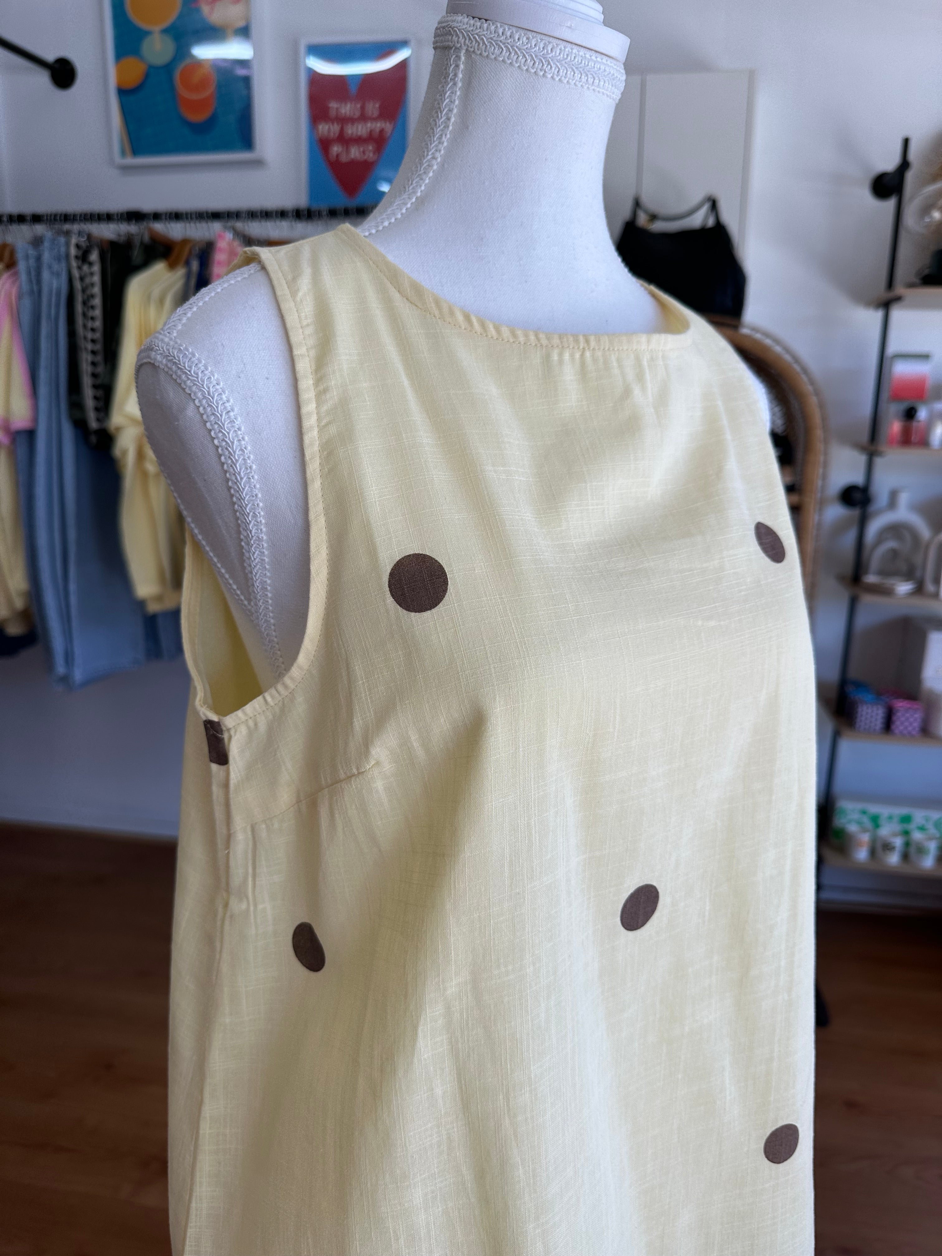 Yellow Polka Dot Mini