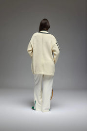 Araminta James - Club Cardigan | Coconut