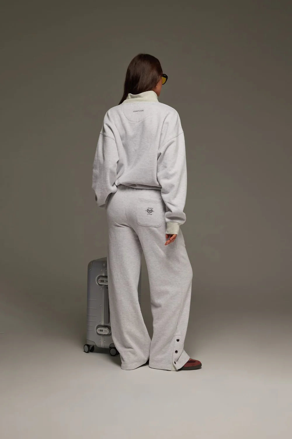 Araminta James - Snap Hem Trackpant | Cloud