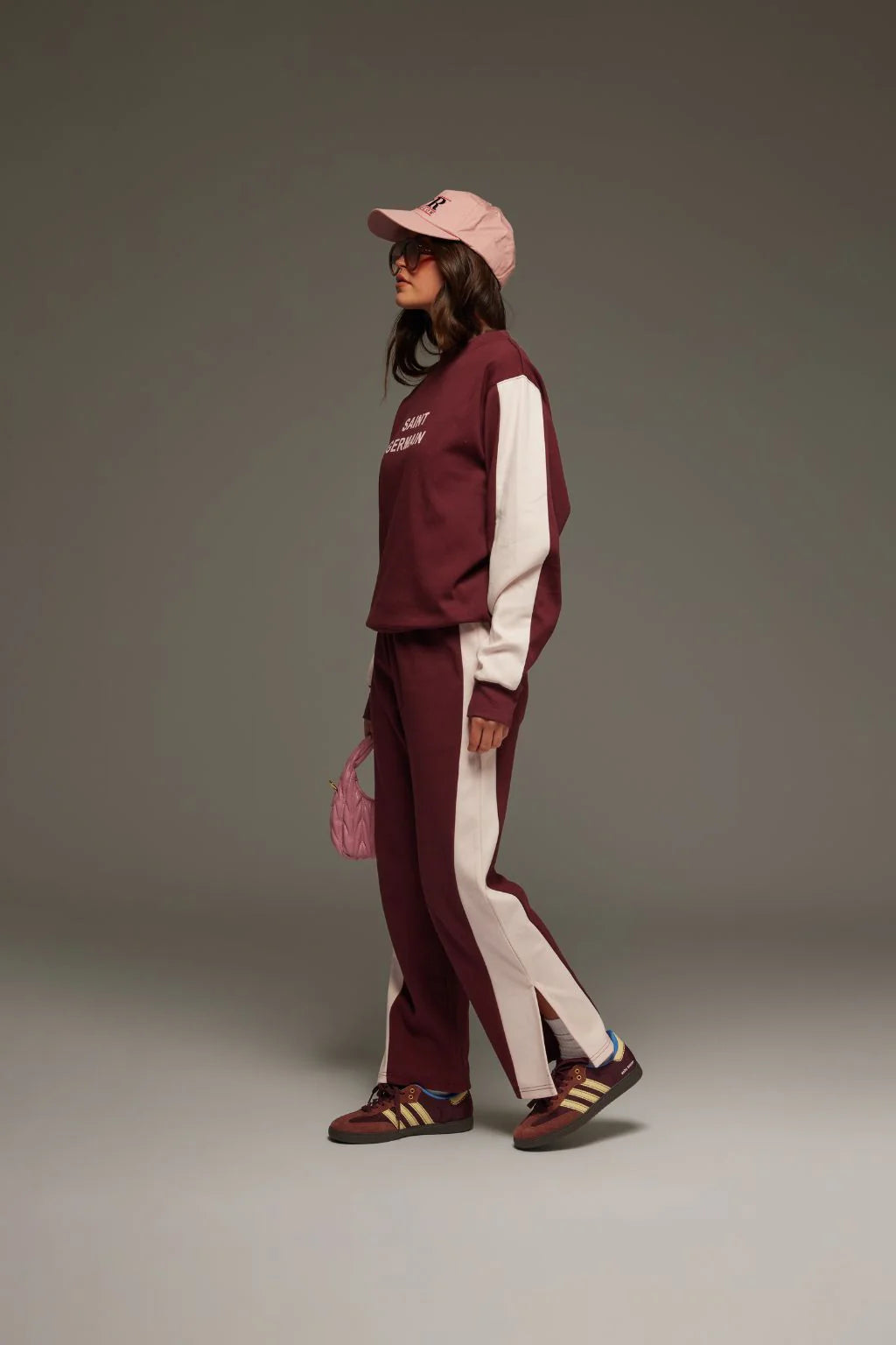 Araminta James Saint Germain Knit Sweatshirt | Red Wine