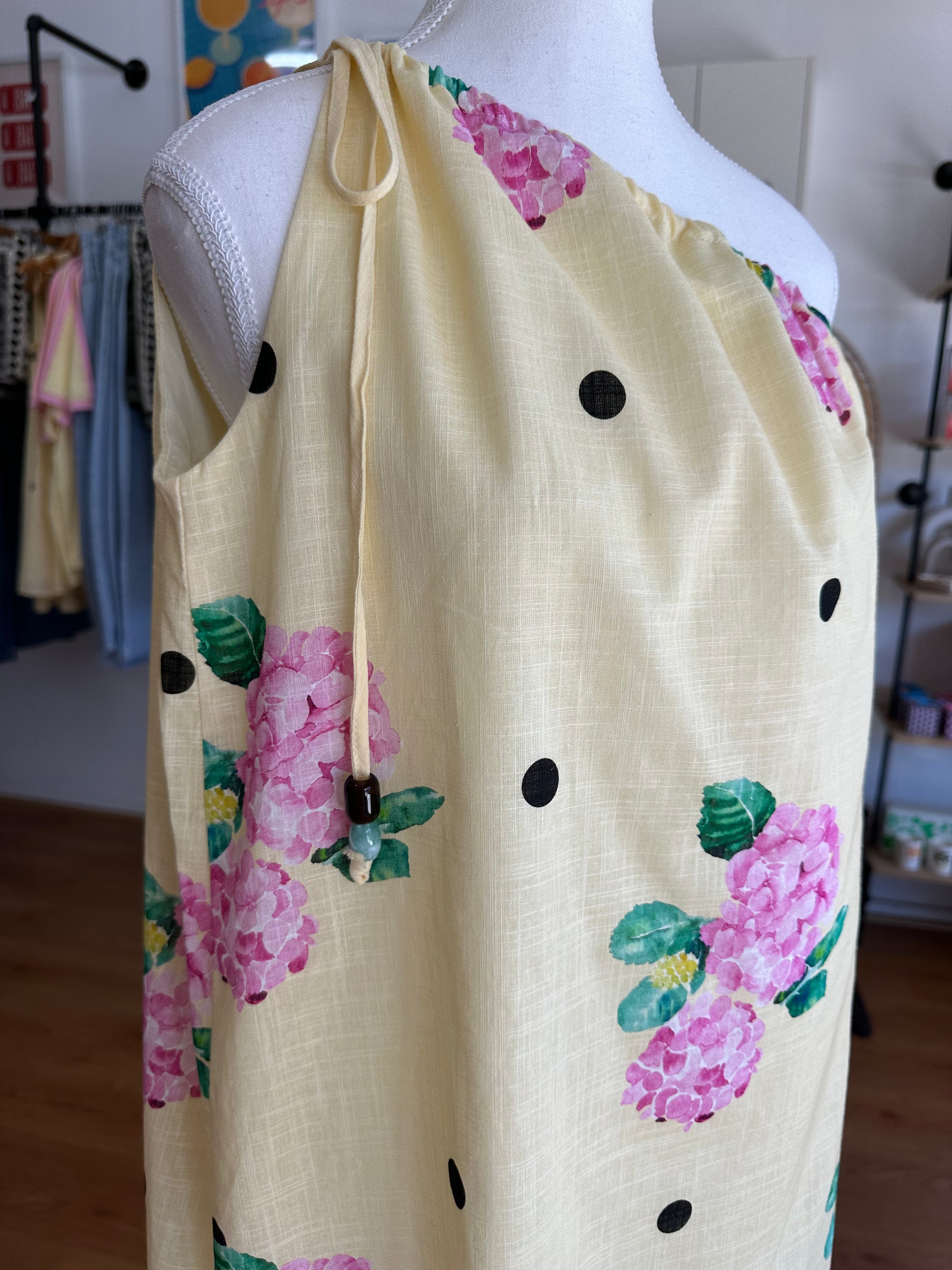 Yellow Hydrangea Dress