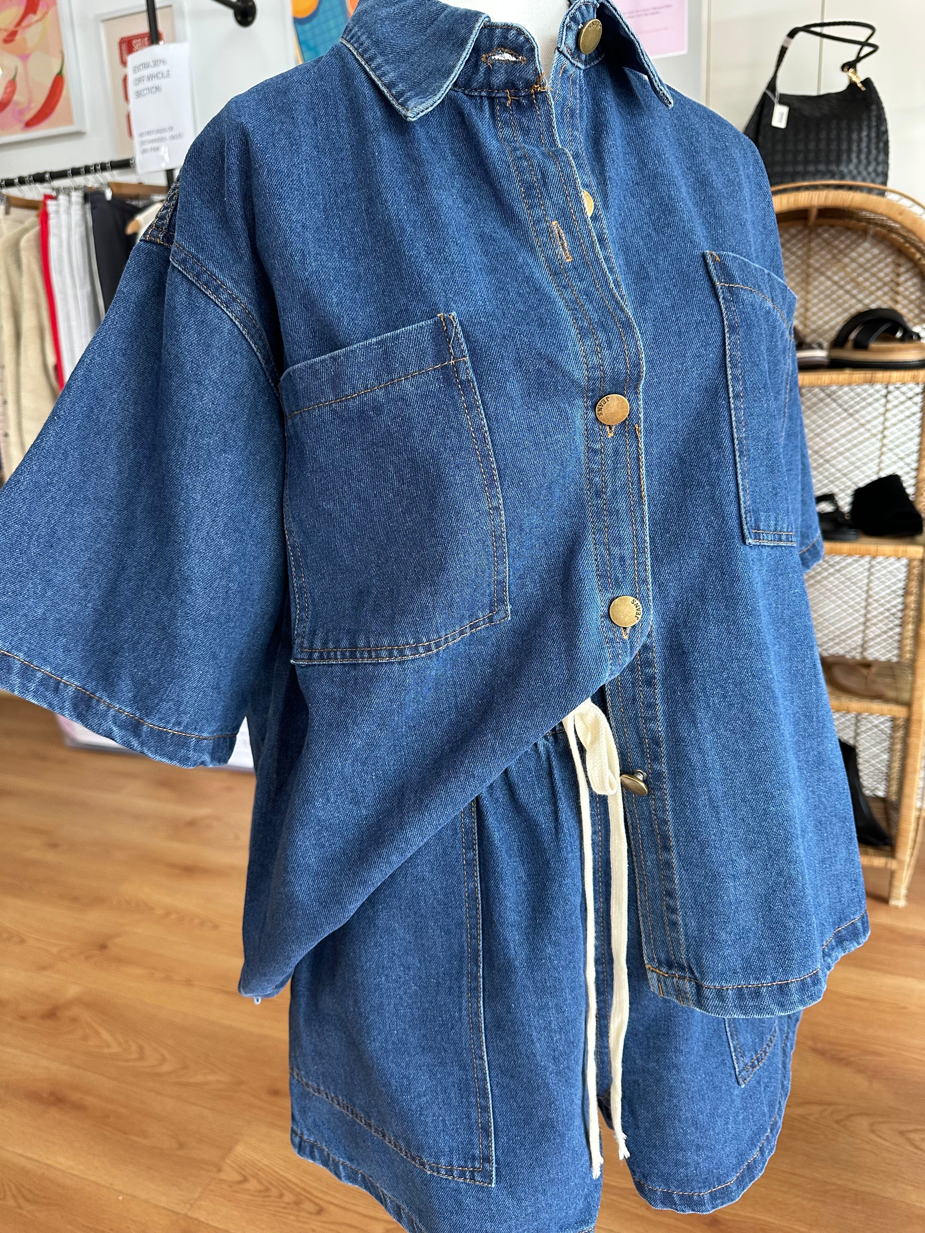 By Frankie Elodie Shorts | Dark Denim