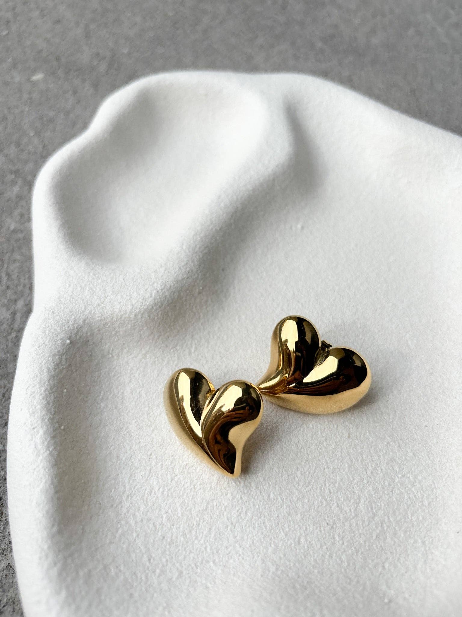 Jessie Heart Statement Earrings