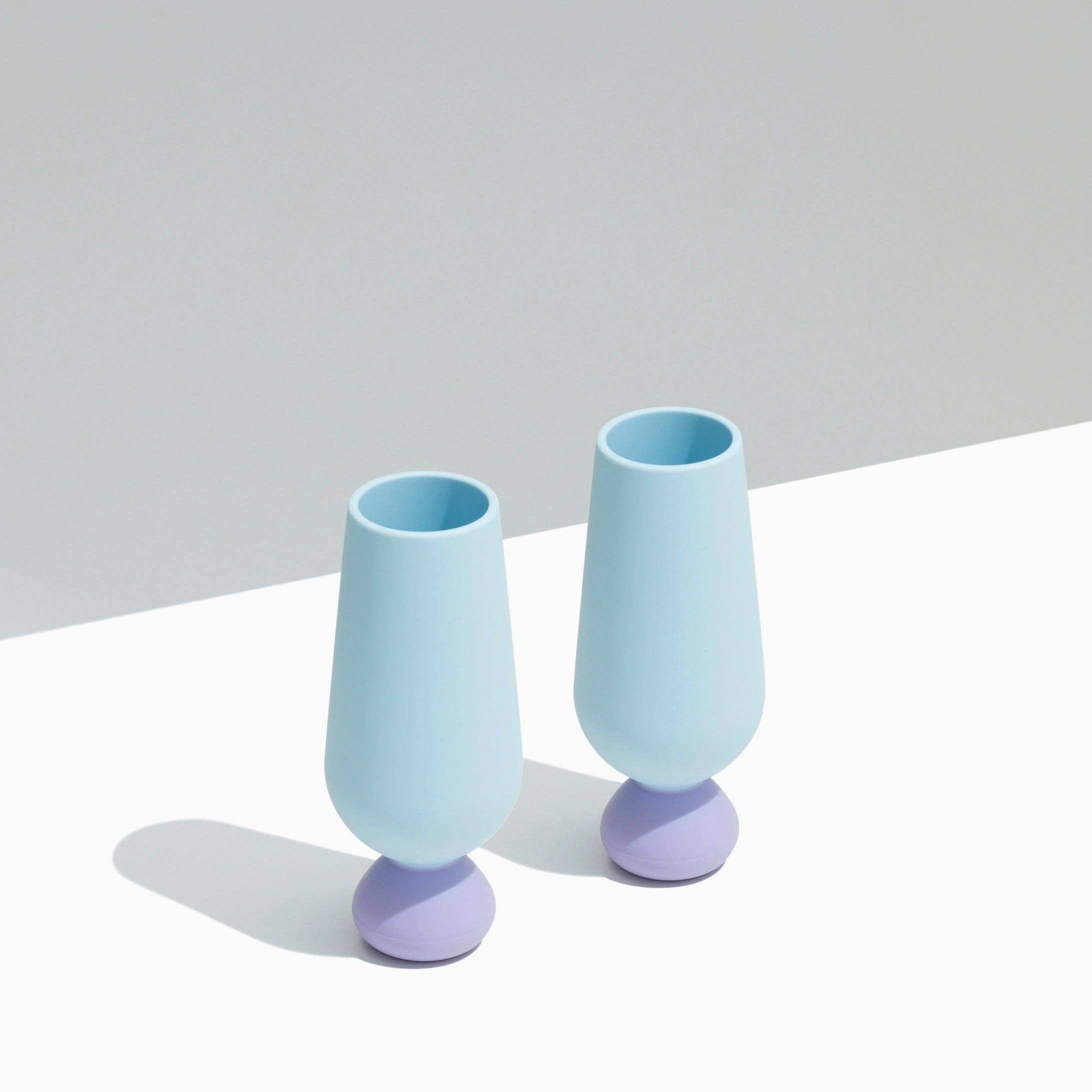 Bubble Champagne Flute Set | Unbreakable Silicone : Bubblegum