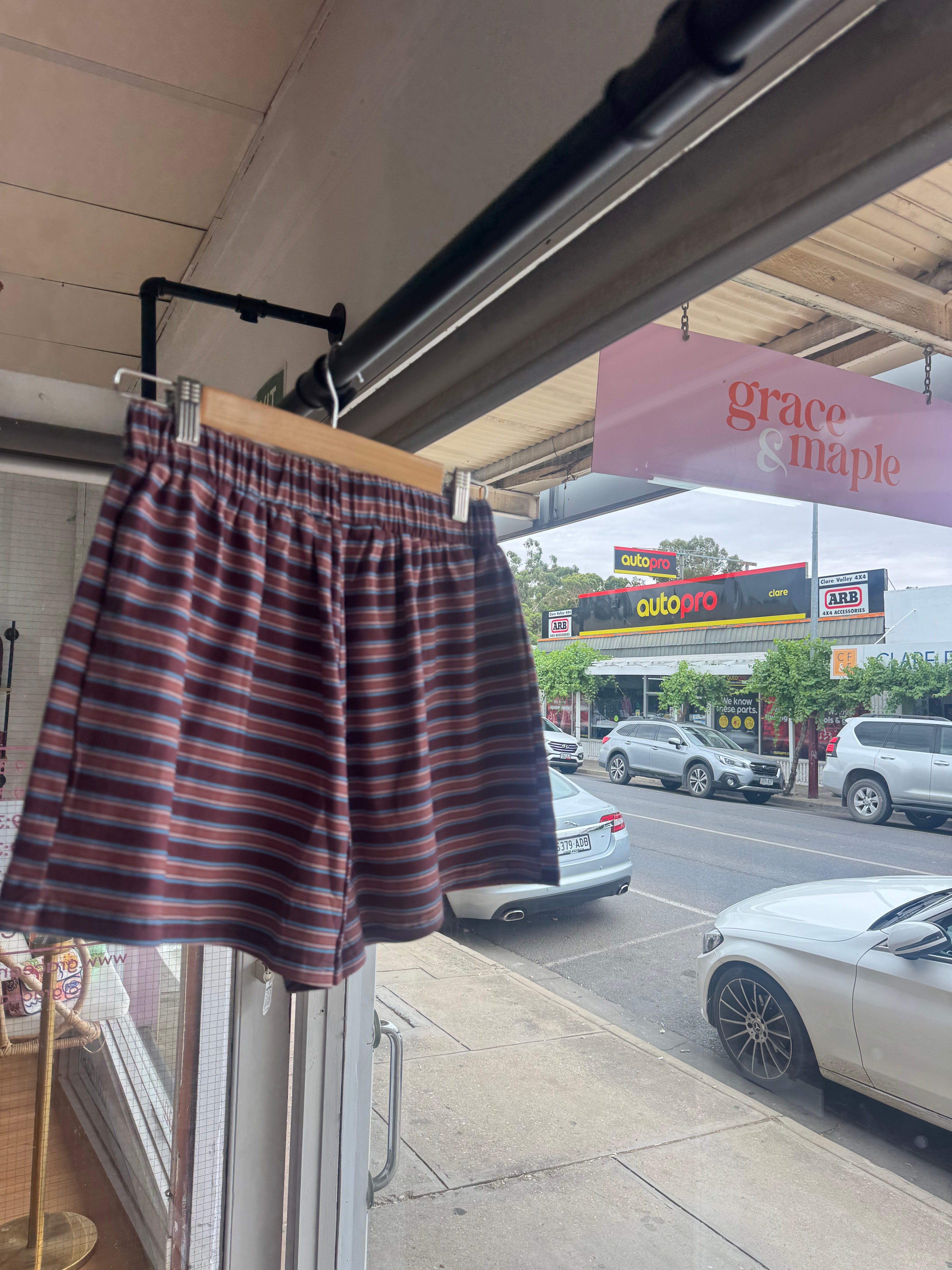Chocolate Stripe Shorts