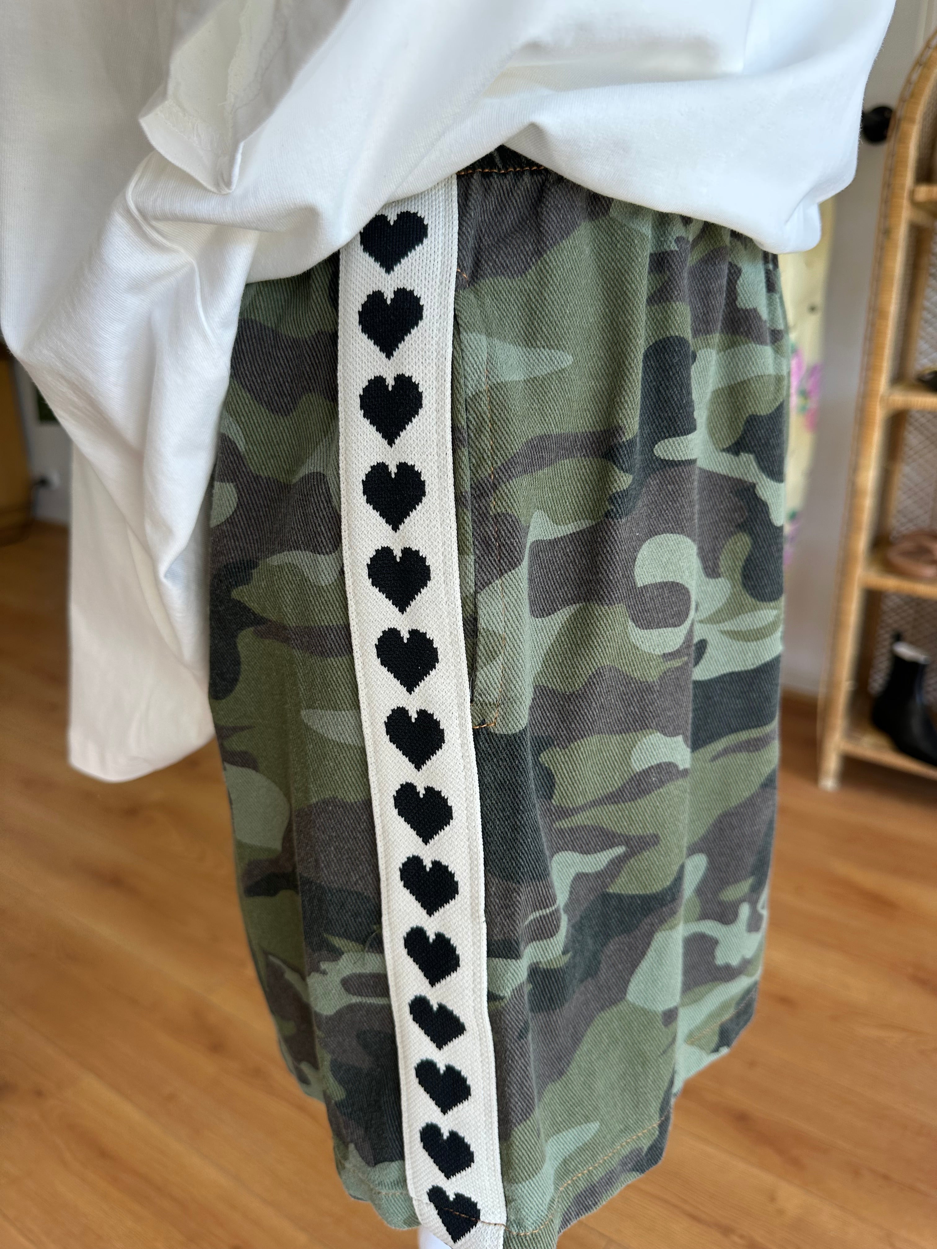 Cameo Black Heart Skirt