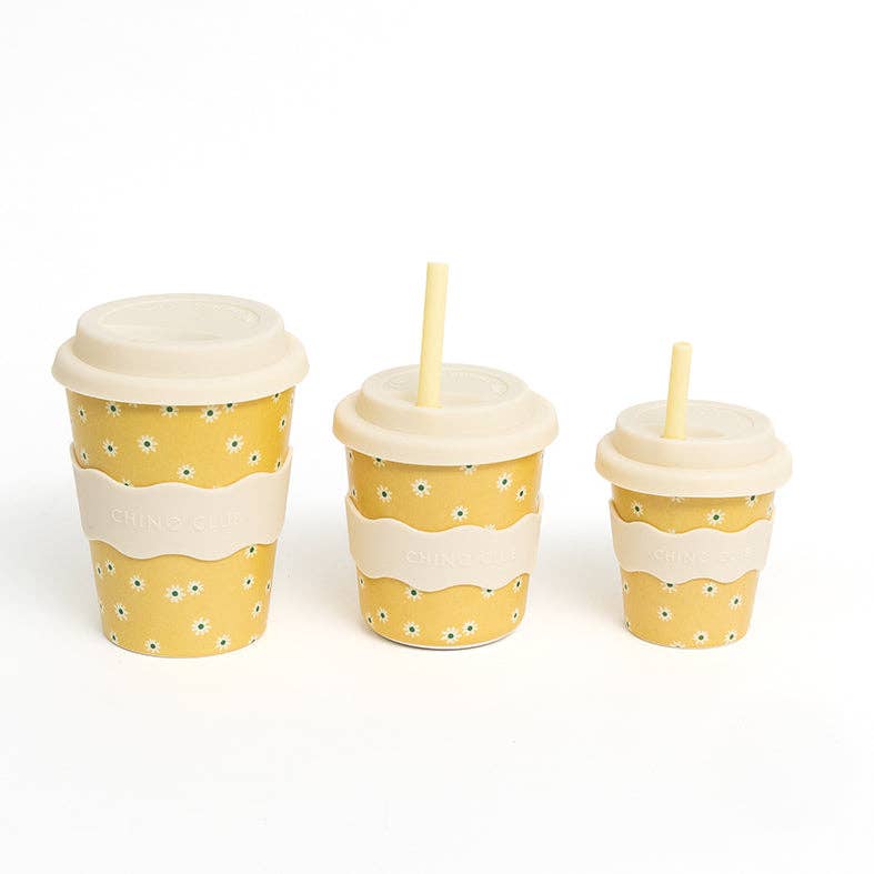 Yellow Daisy Babychino Cup 4 oz