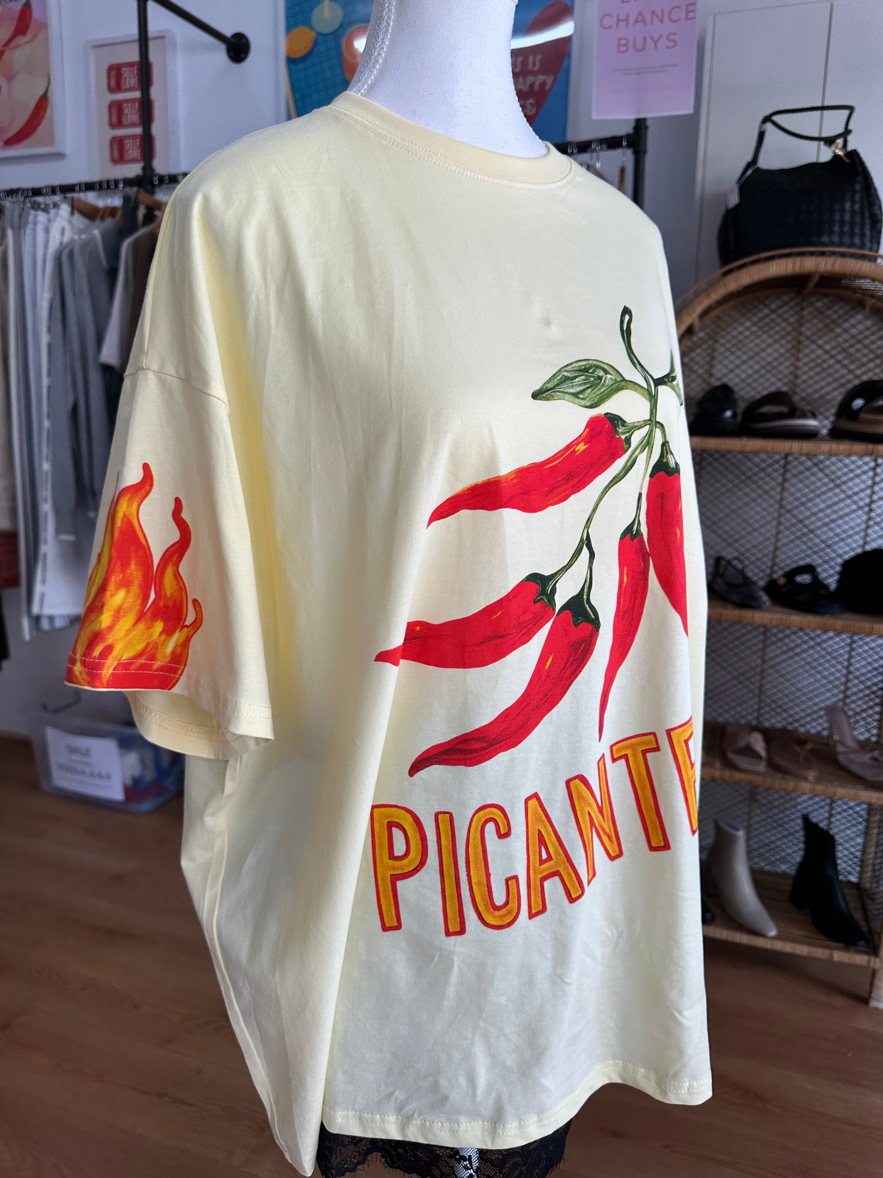 By Frankie Picante Flames Tee