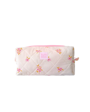 Quilted Makeup Bag | Cherry Blossom