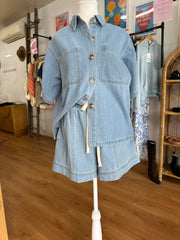 By Frankie Elodie Shorts | Light Denim