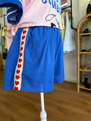 Blue Heart Shorts