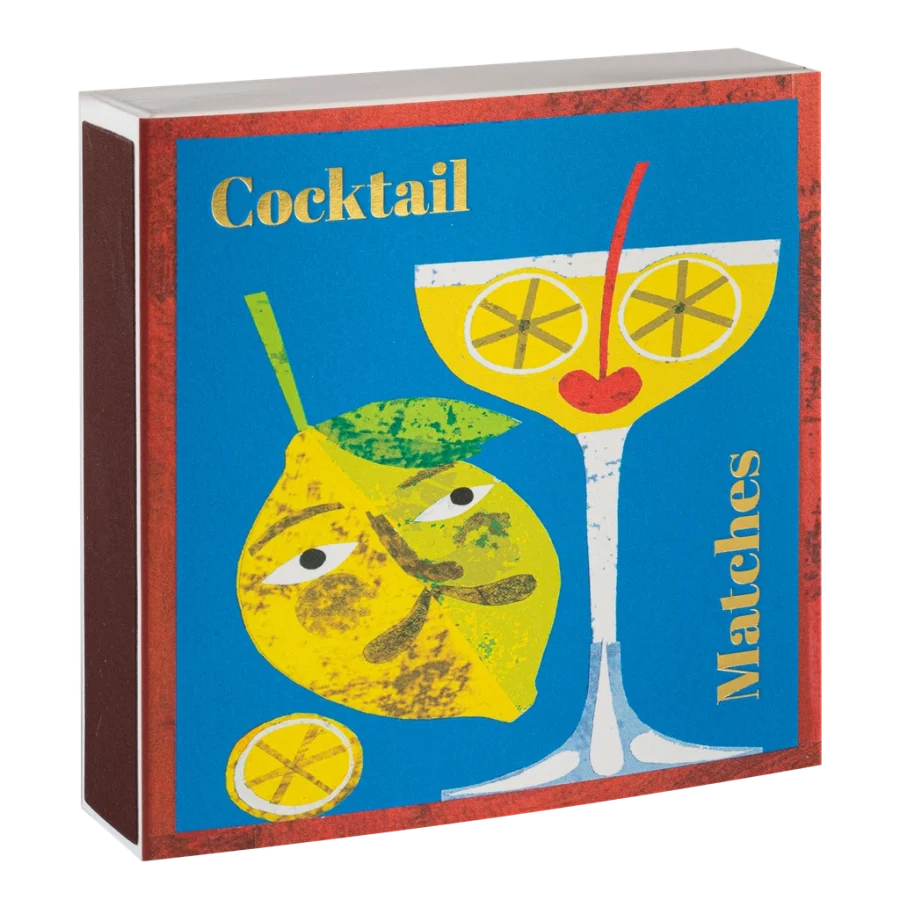 Zesty Cocktail | Square Matchbox