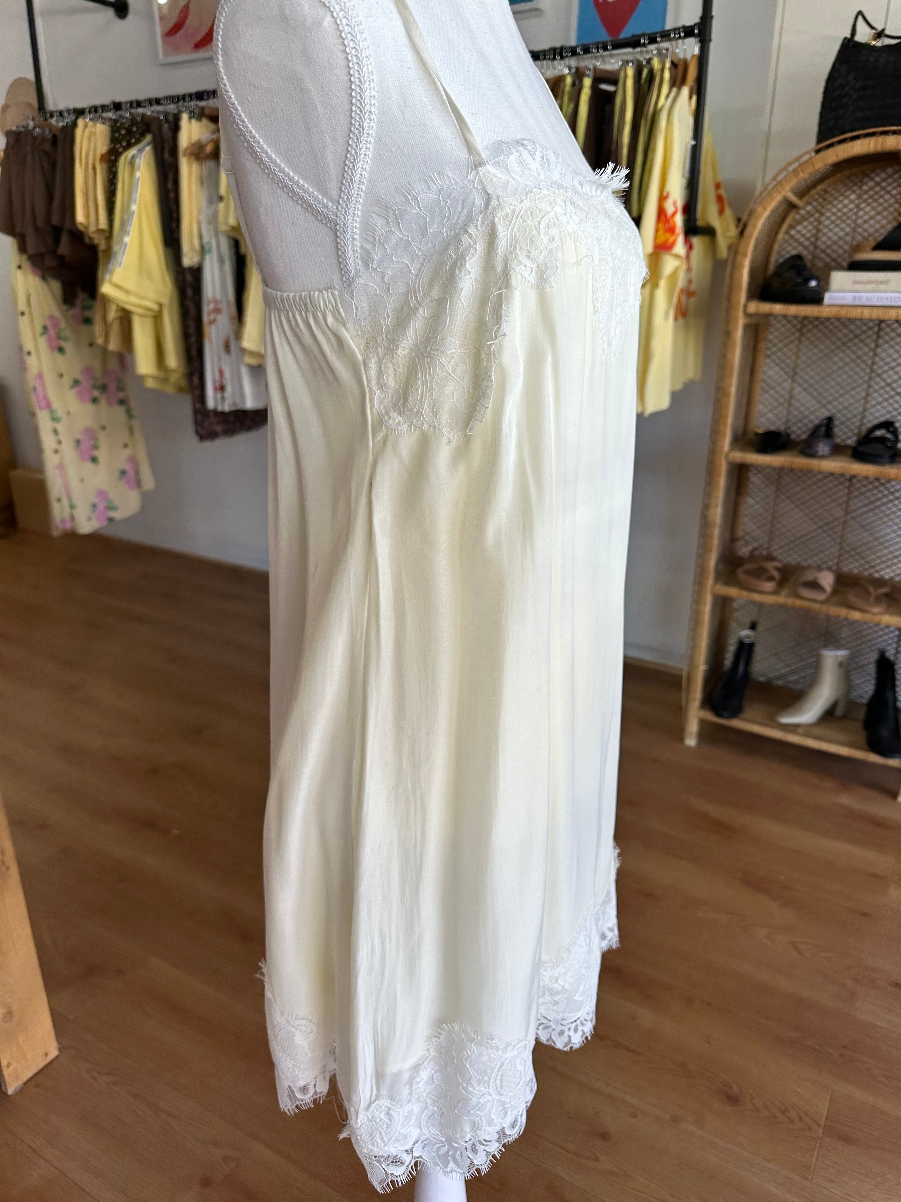 Shift Lace Dress | Cream