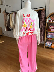By Frankie Chilli Margs Long Sleeve | White