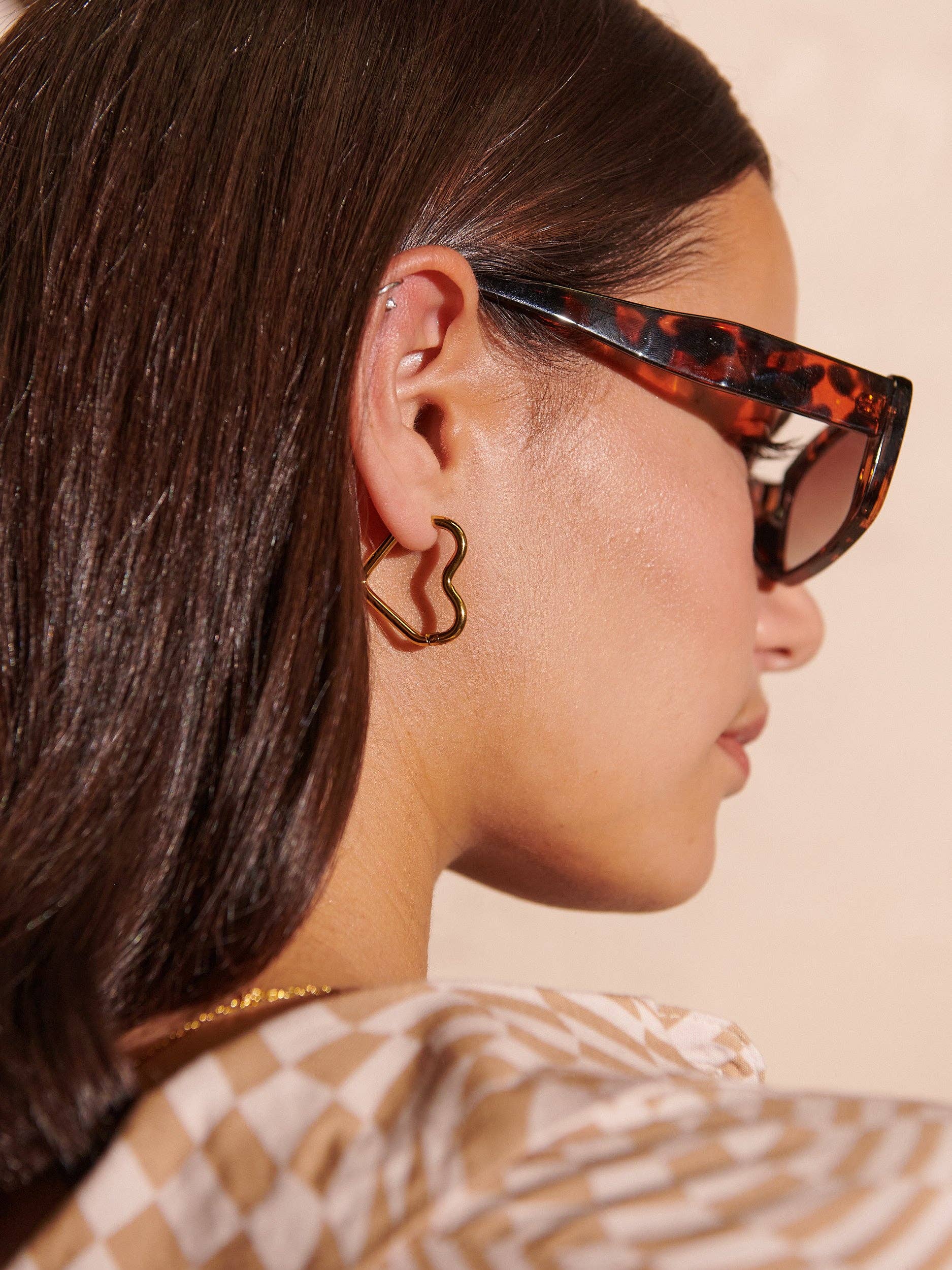 Andie Rectangular Sunglasses -Tort