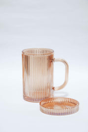 THE HARLEE GLASS MUGS: Pink