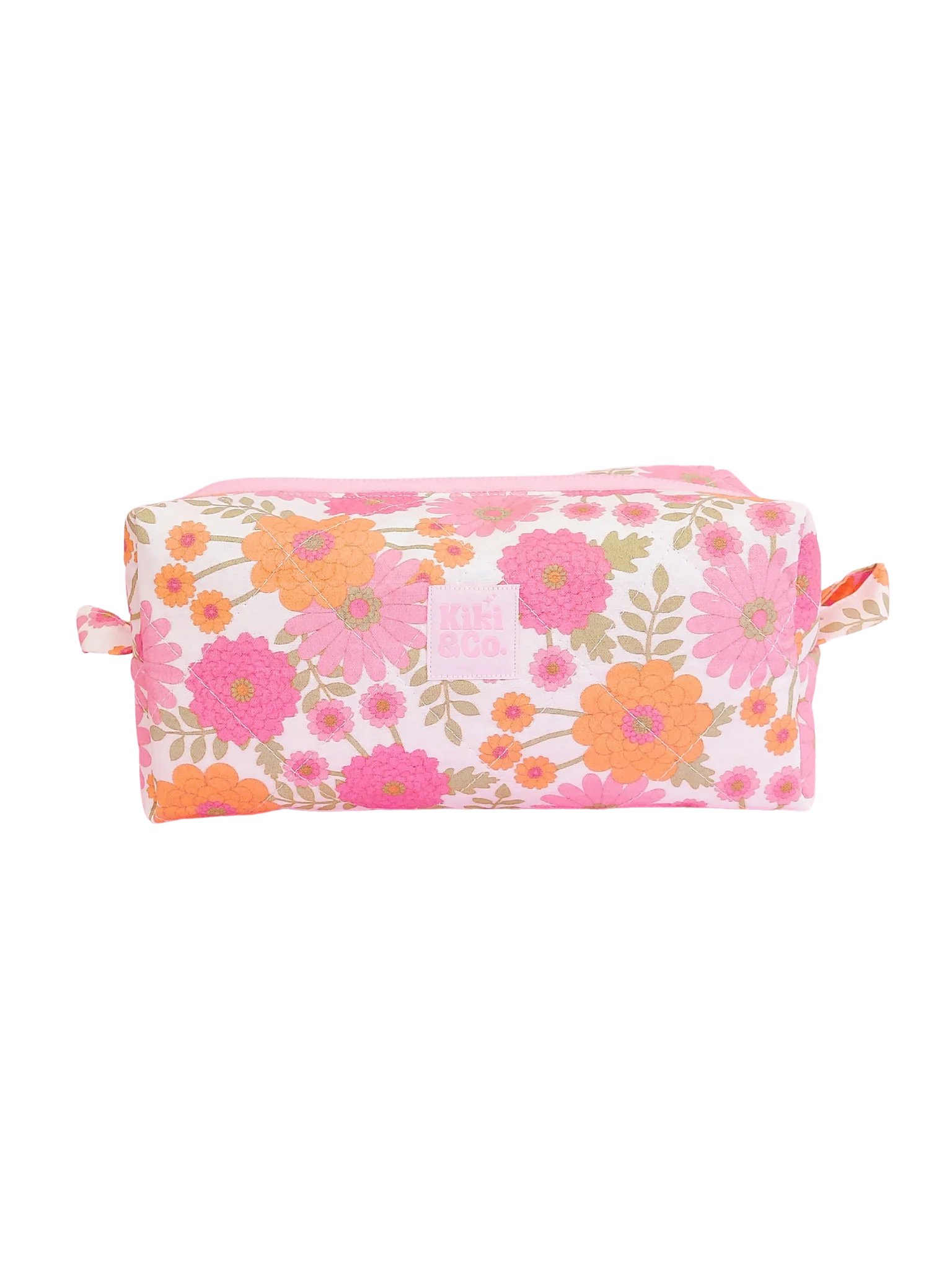 Quilted Makeup Bag | Vintage Floral