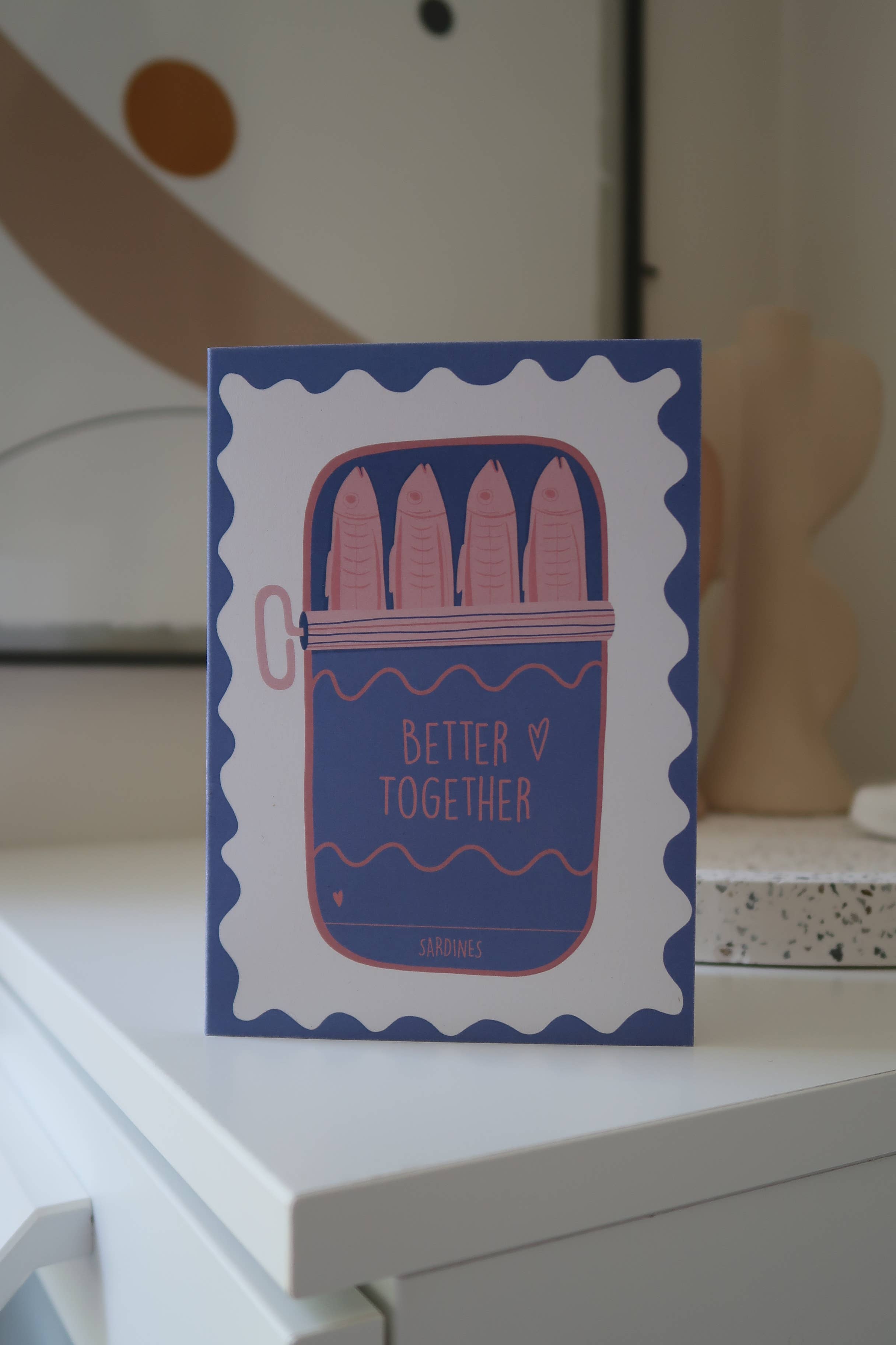 Better together Greeting Card | Sardines