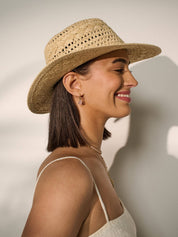 Joyce Straw Hat in Beige