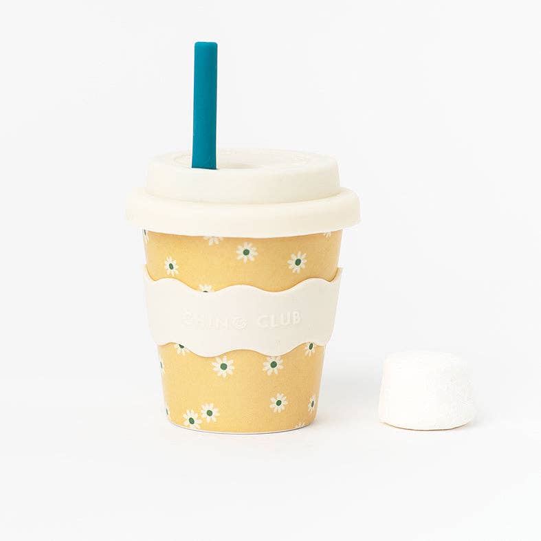 Yellow Daisy Babychino Cup 4 oz